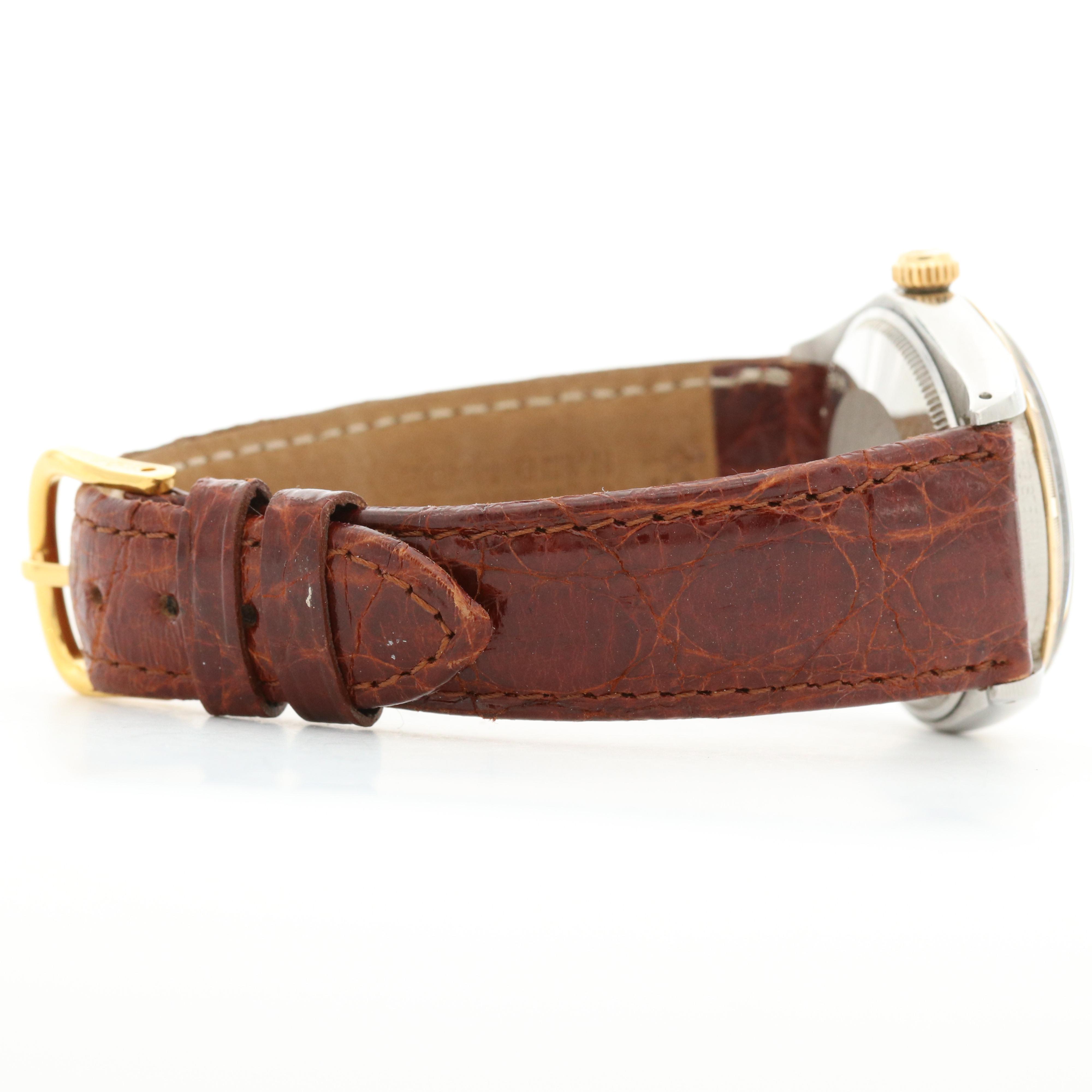 1968 Rolex Oyster Perpetual 14K Gold and Stainless Steel Watch