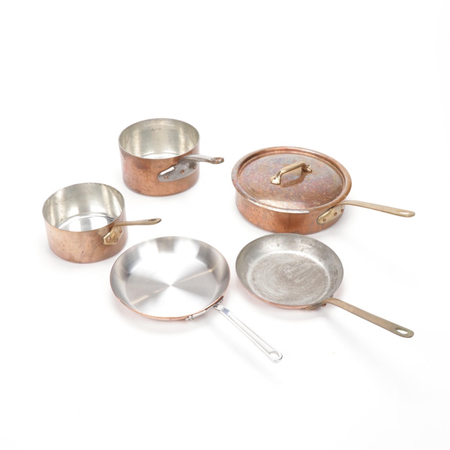 Copper Cookware Including Mauviel and The Design Store France