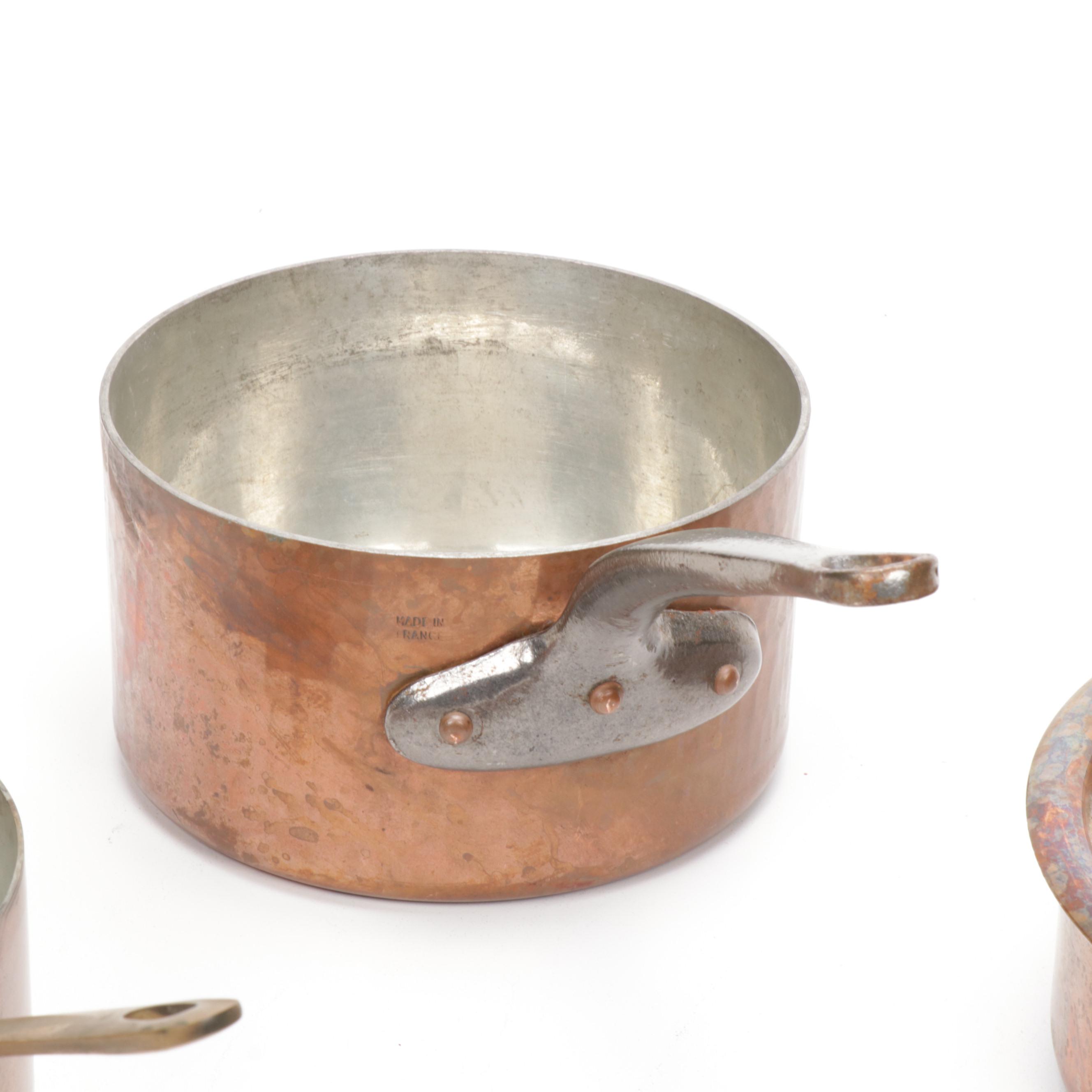 Copper Cookware Including Mauviel and The Design Store France