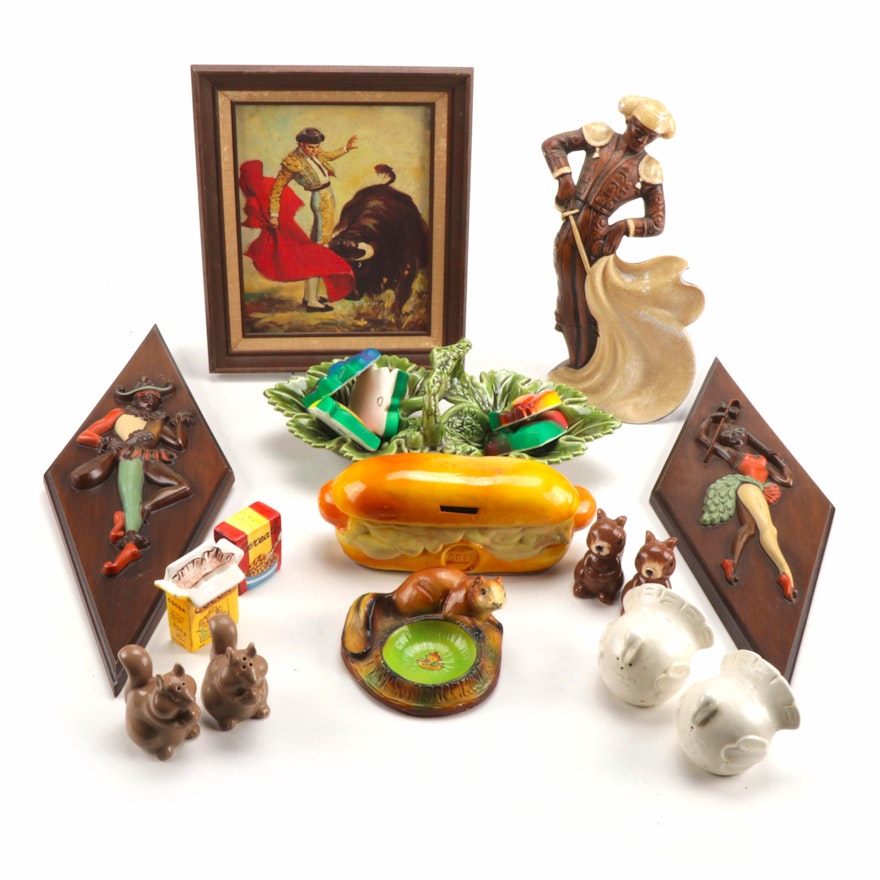 Figural Vintage Wall & Table Decor