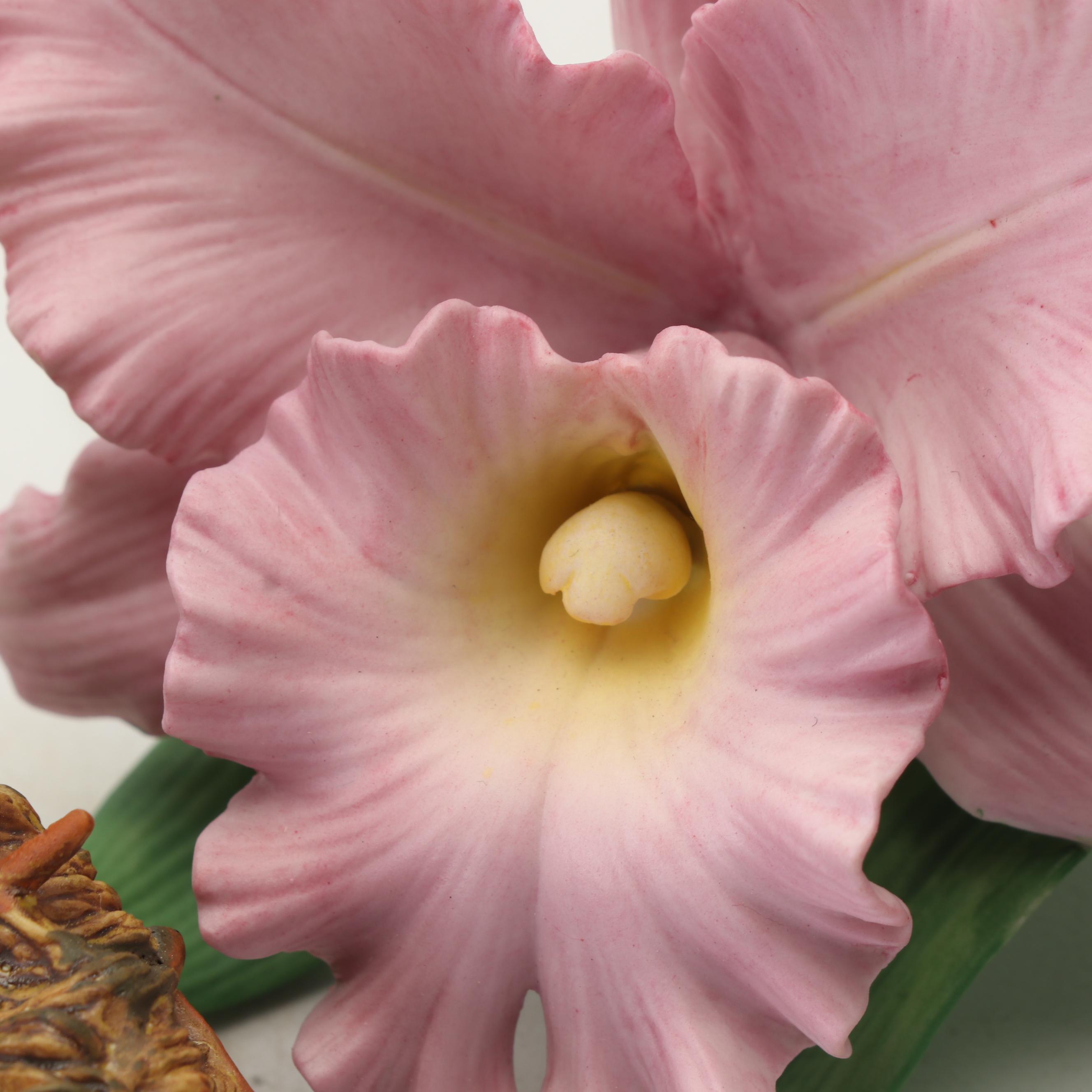 Lenox "Garden Birds and Flowers" Porcelain Figurines, Vintage