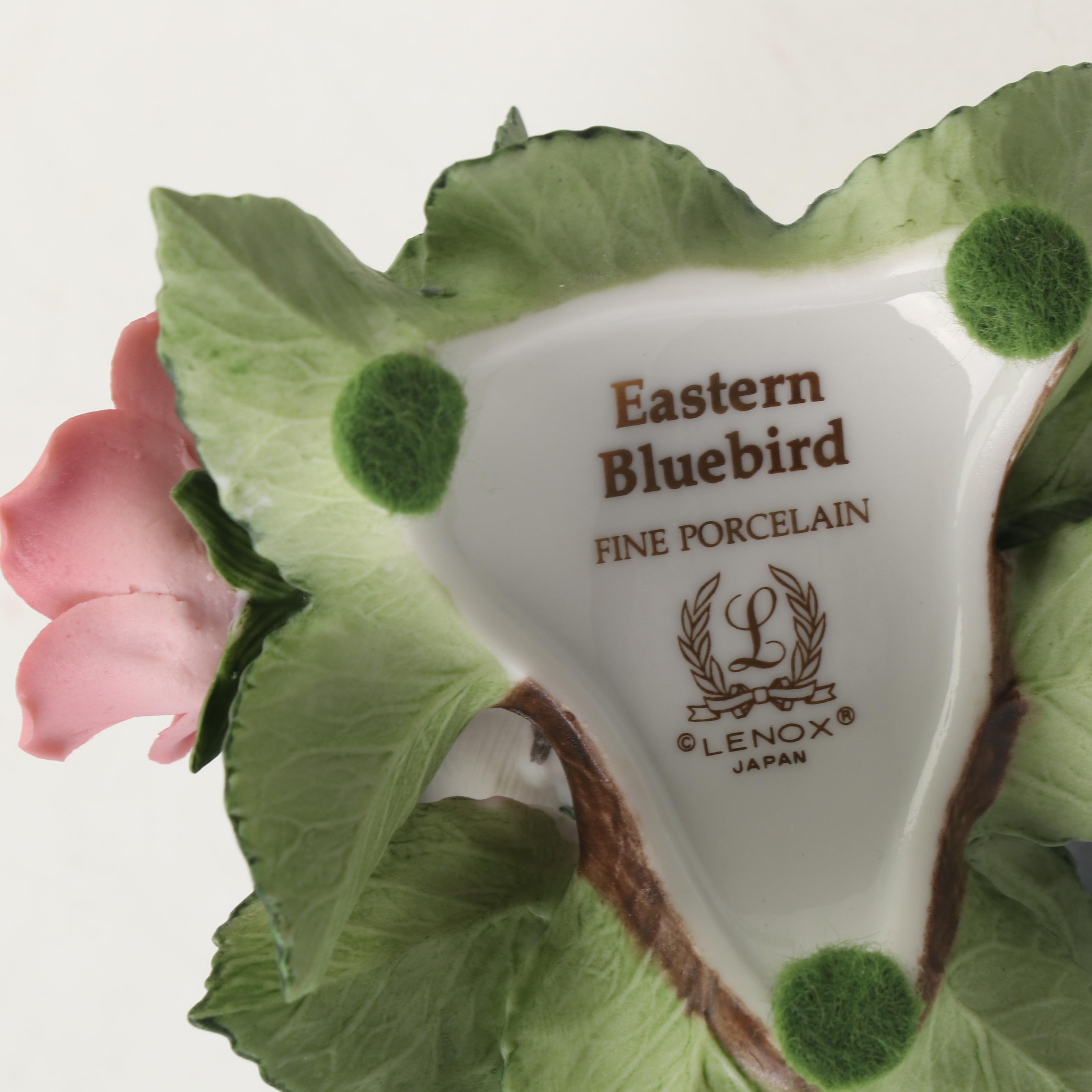 Lenox "Garden Birds and Flowers" Porcelain Figurines, Vintage