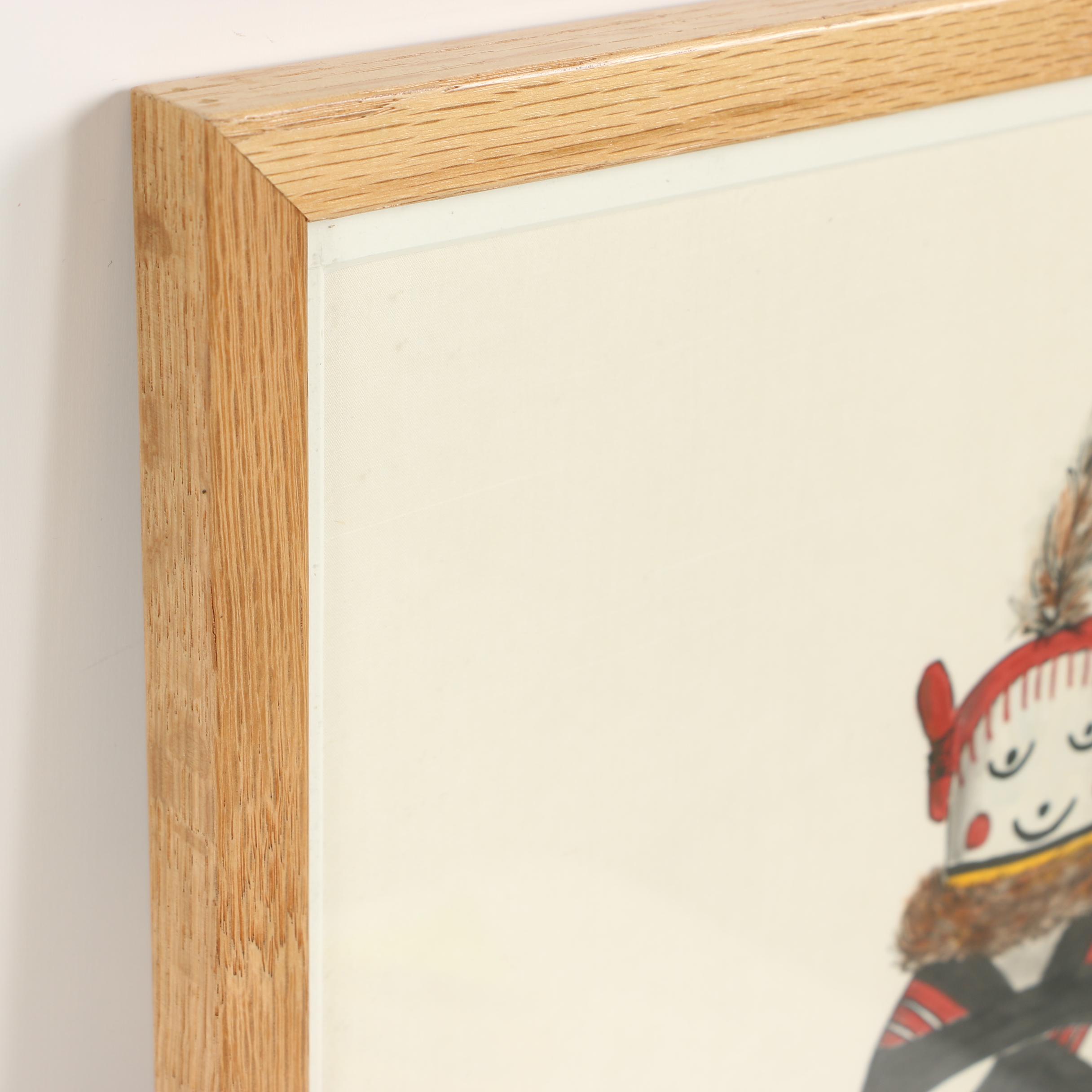 Elizabeth Roth Miller "Hopi Kachina Dolls" Acrylic Paintings