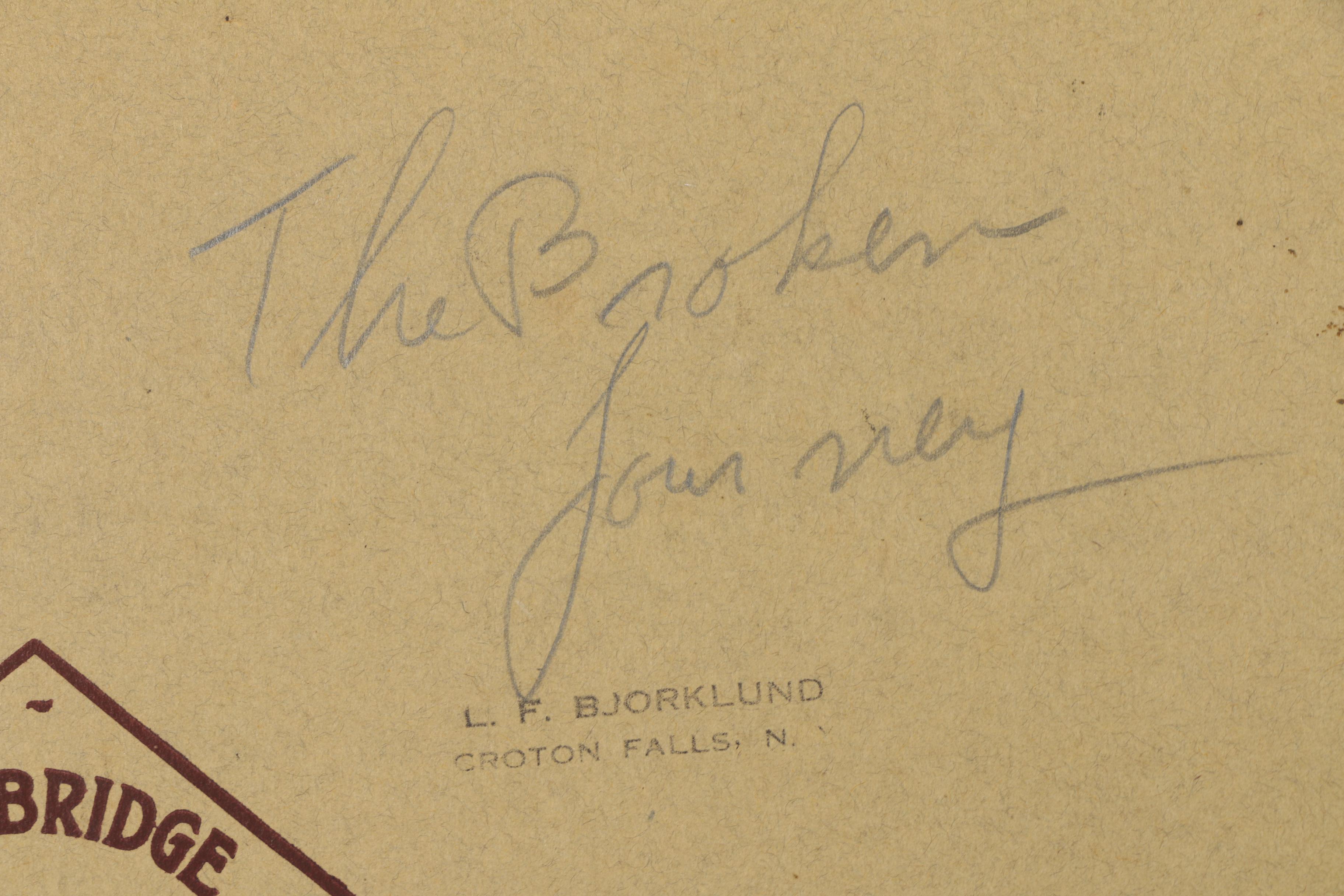 Lorence F. Bjorklund Ink Illustrations for "Street and Smith's Western Story"