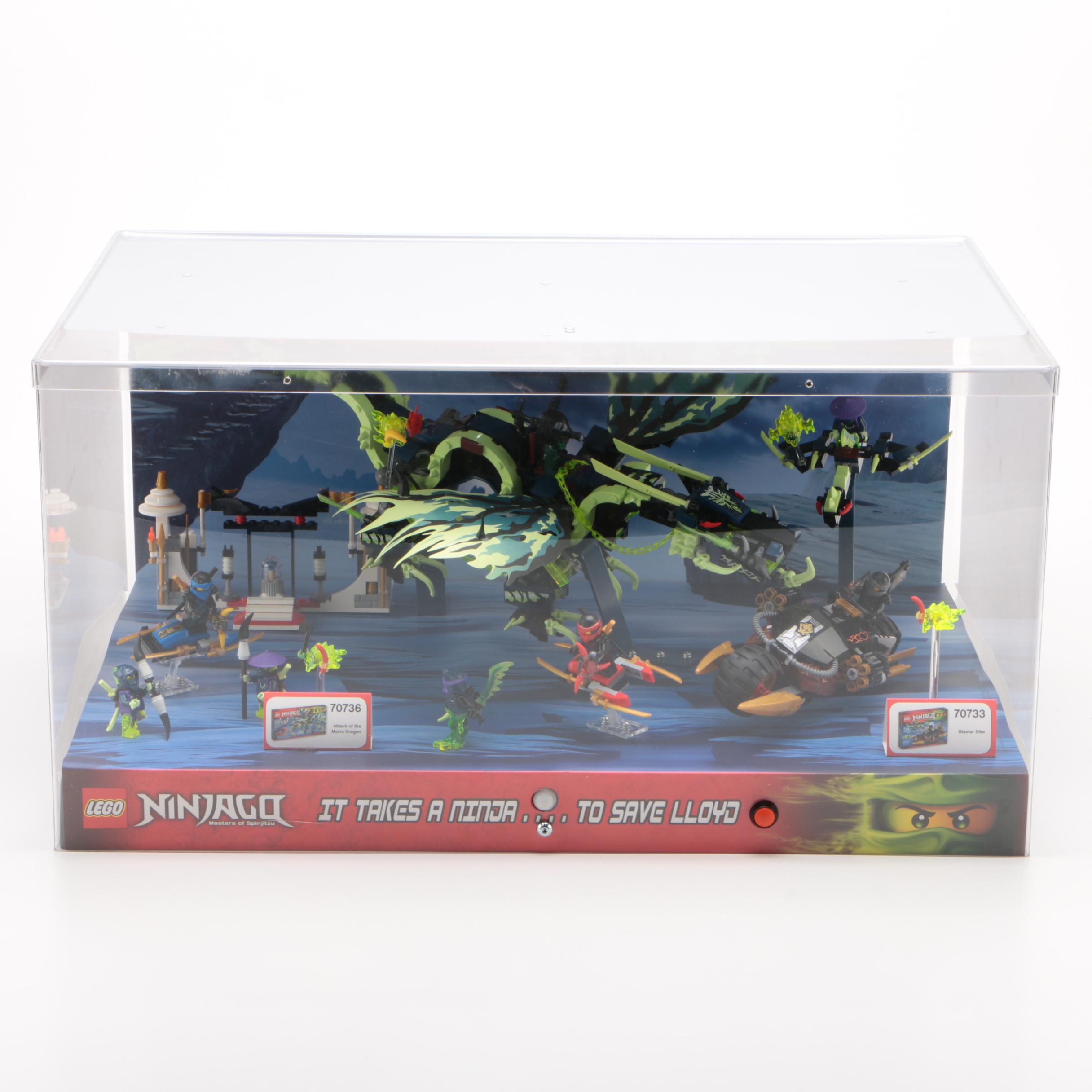 LEGO Ninjago: Masters of Spinjitzu Sets Retail Display