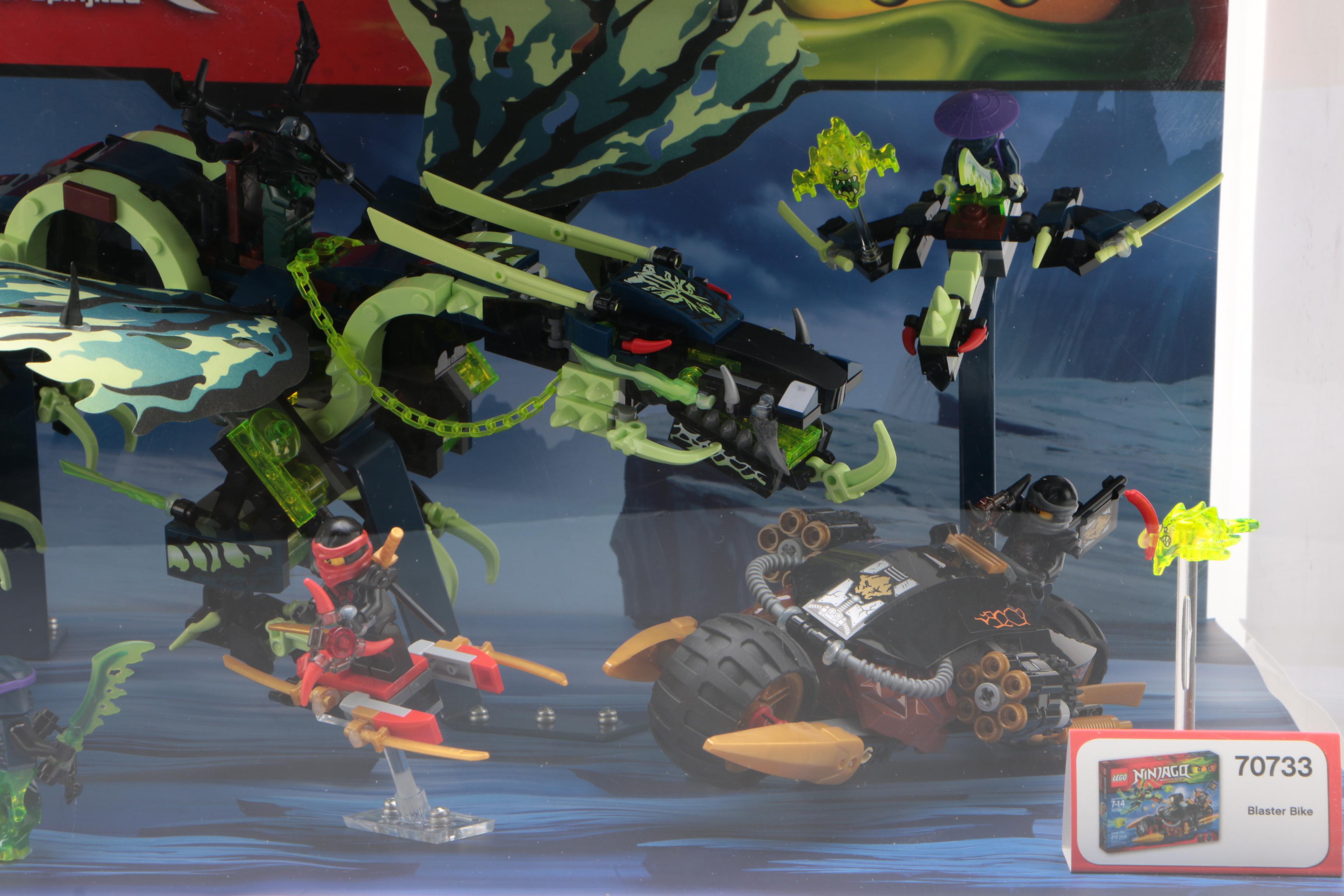 LEGO Ninjago: Masters of Spinjitzu Sets Retail Display