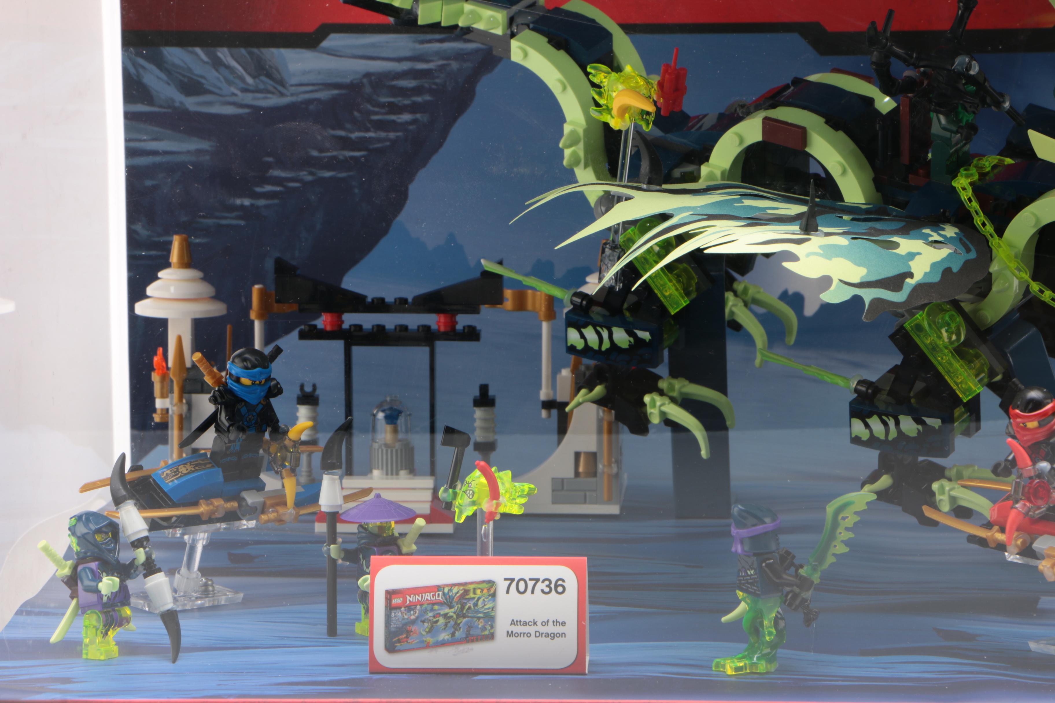LEGO Ninjago: Masters of Spinjitzu Sets Retail Display
