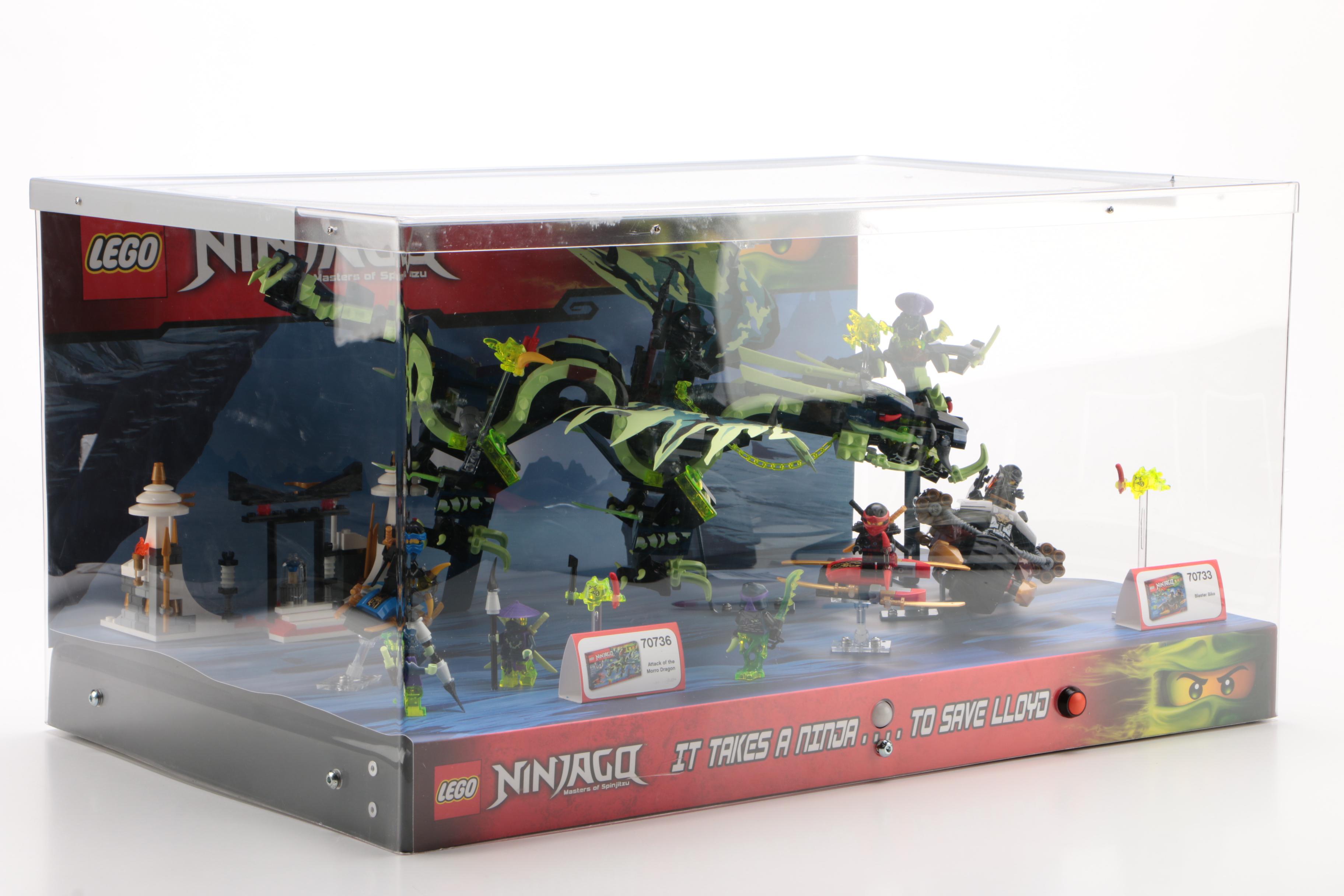 LEGO Ninjago: Masters of Spinjitzu Sets Retail Display