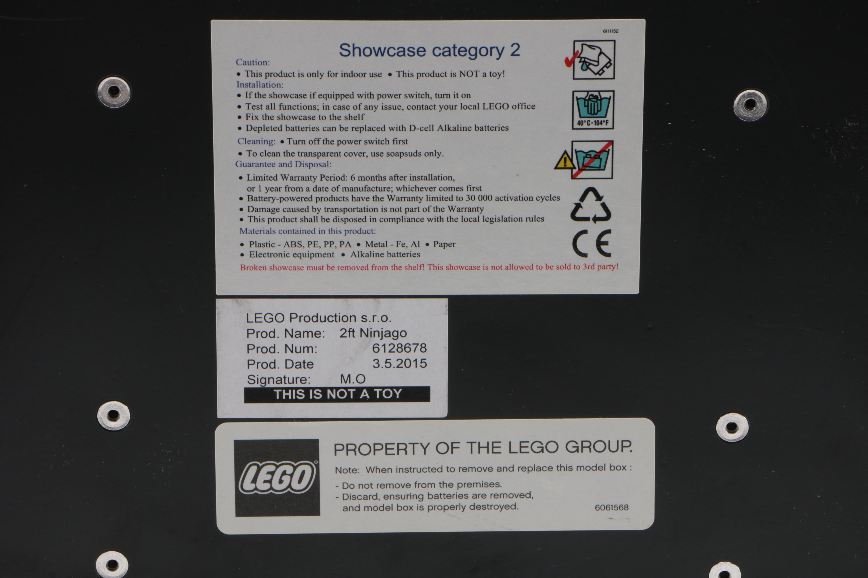 LEGO Ninjago: Masters of Spinjitzu Sets Retail Display