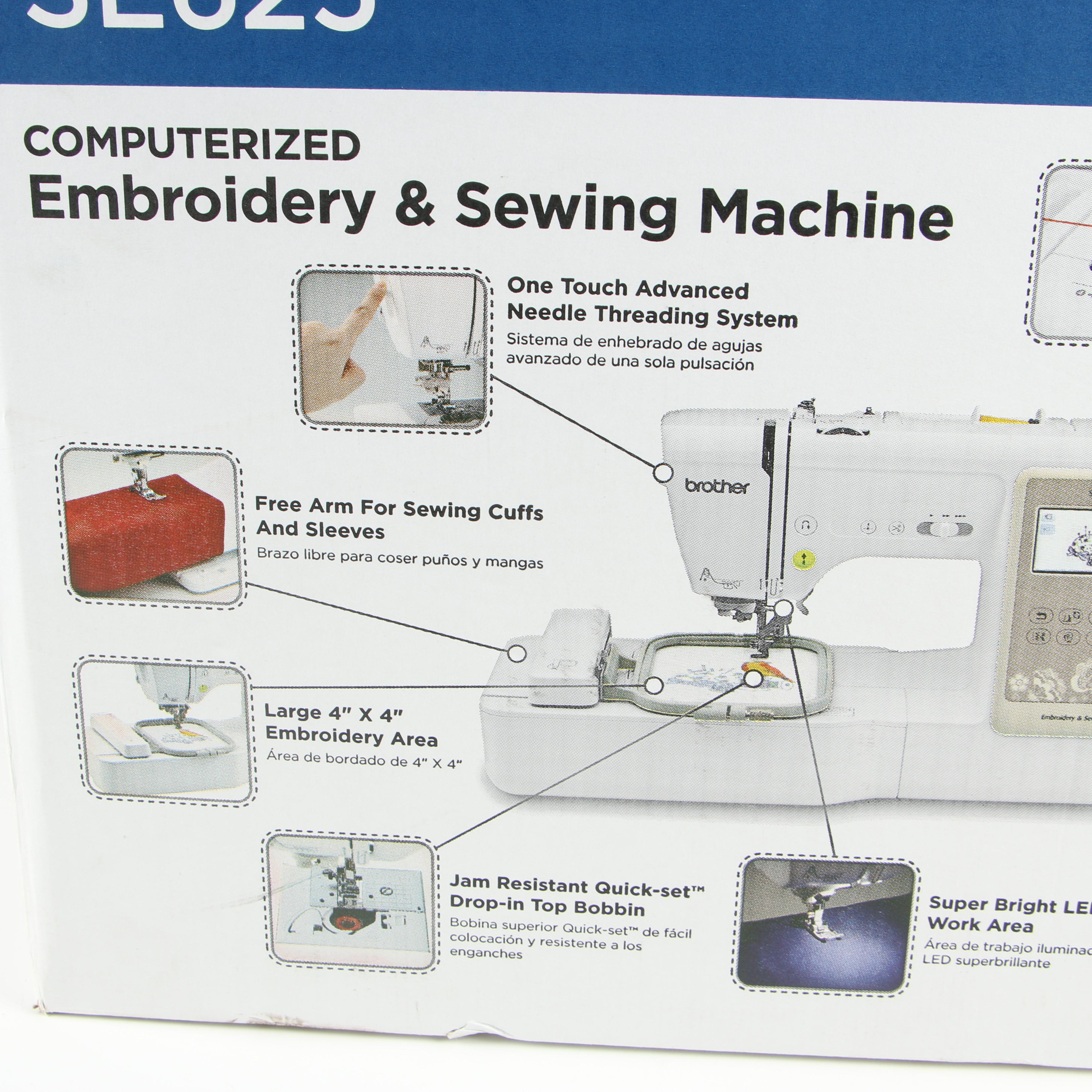 Brother SE625 Combination Computerized Embroidery and Sewing Machine