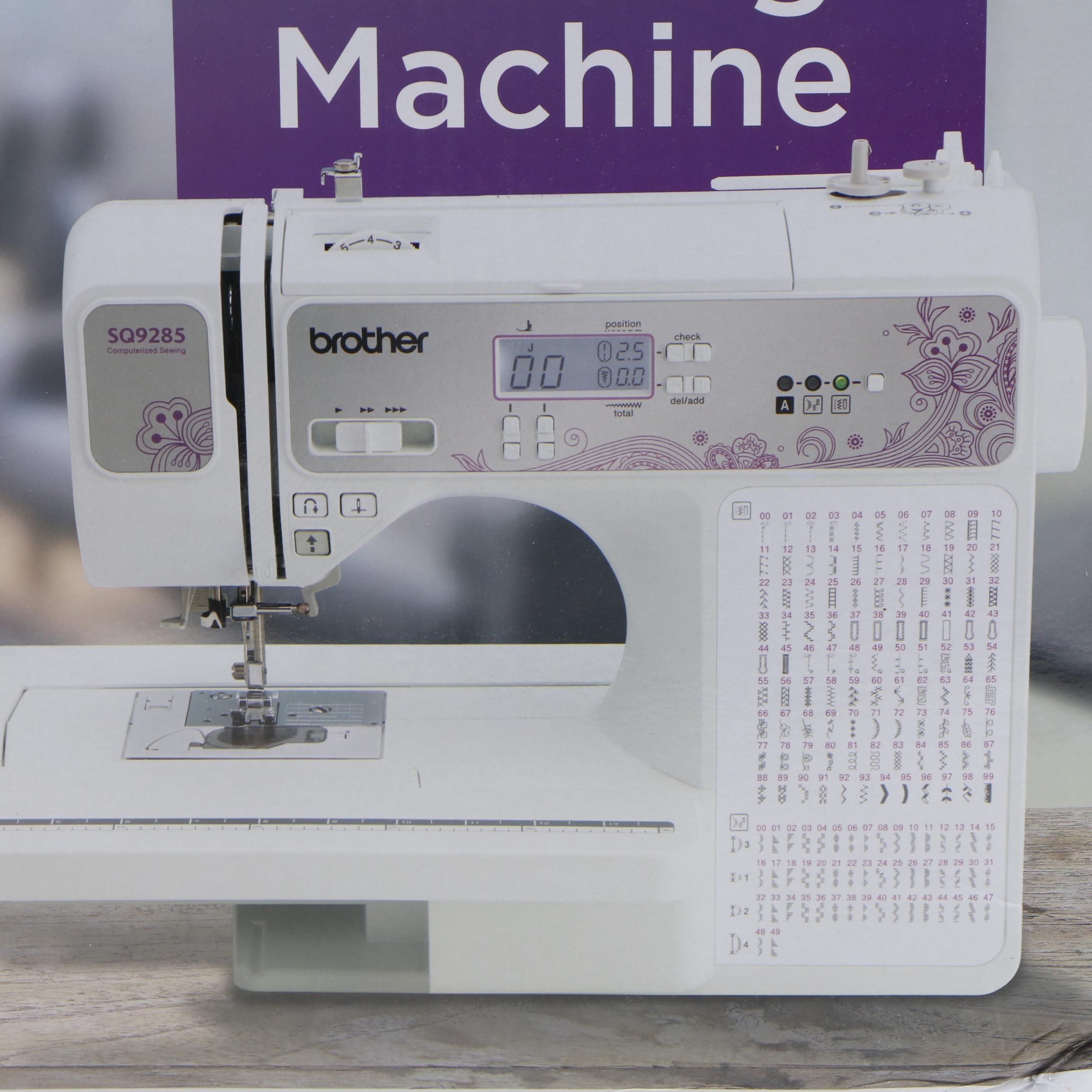 Brother SQ9285 Computerized Sewing and Quilting Machine