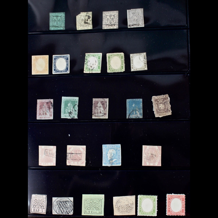 Italian States Vintage Stamp Collection