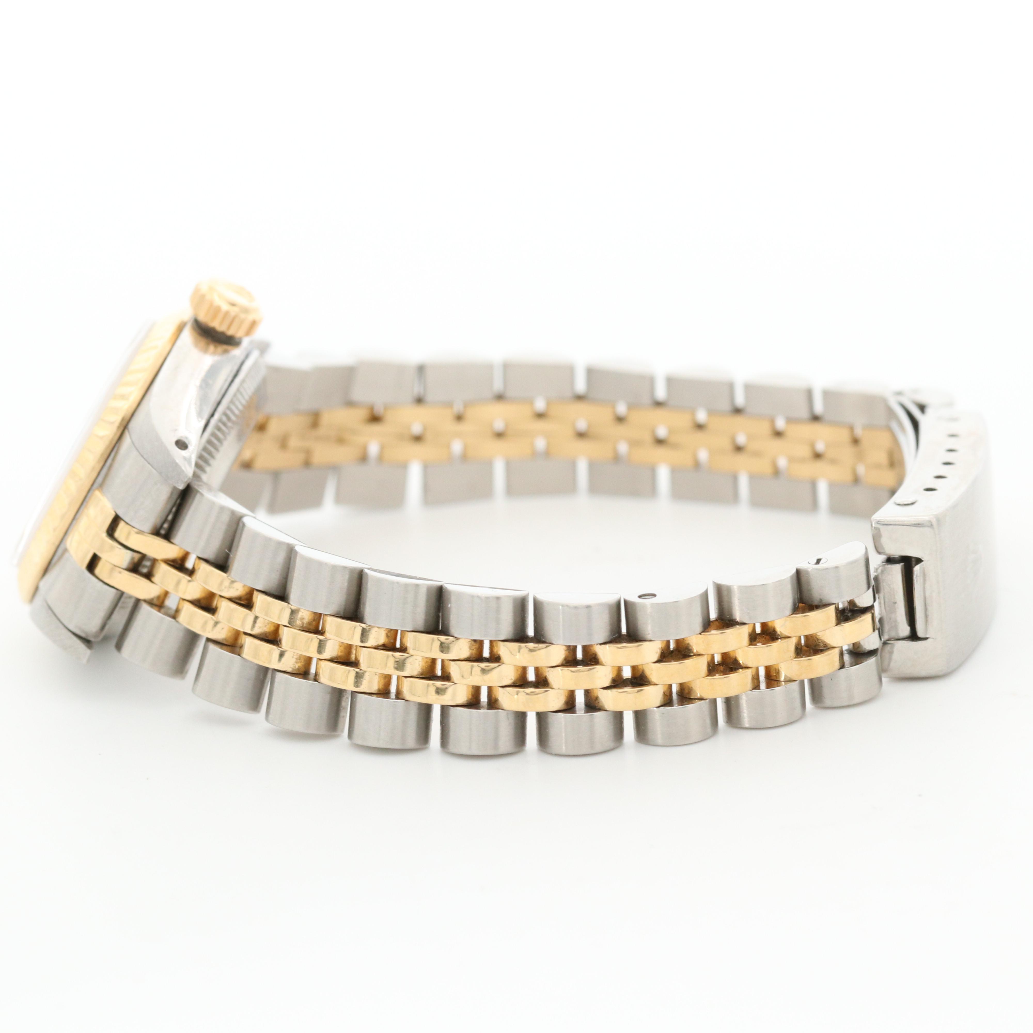 Rolex Oyster Perpetual 18K Gold and Stainless Steel Watch, 1984