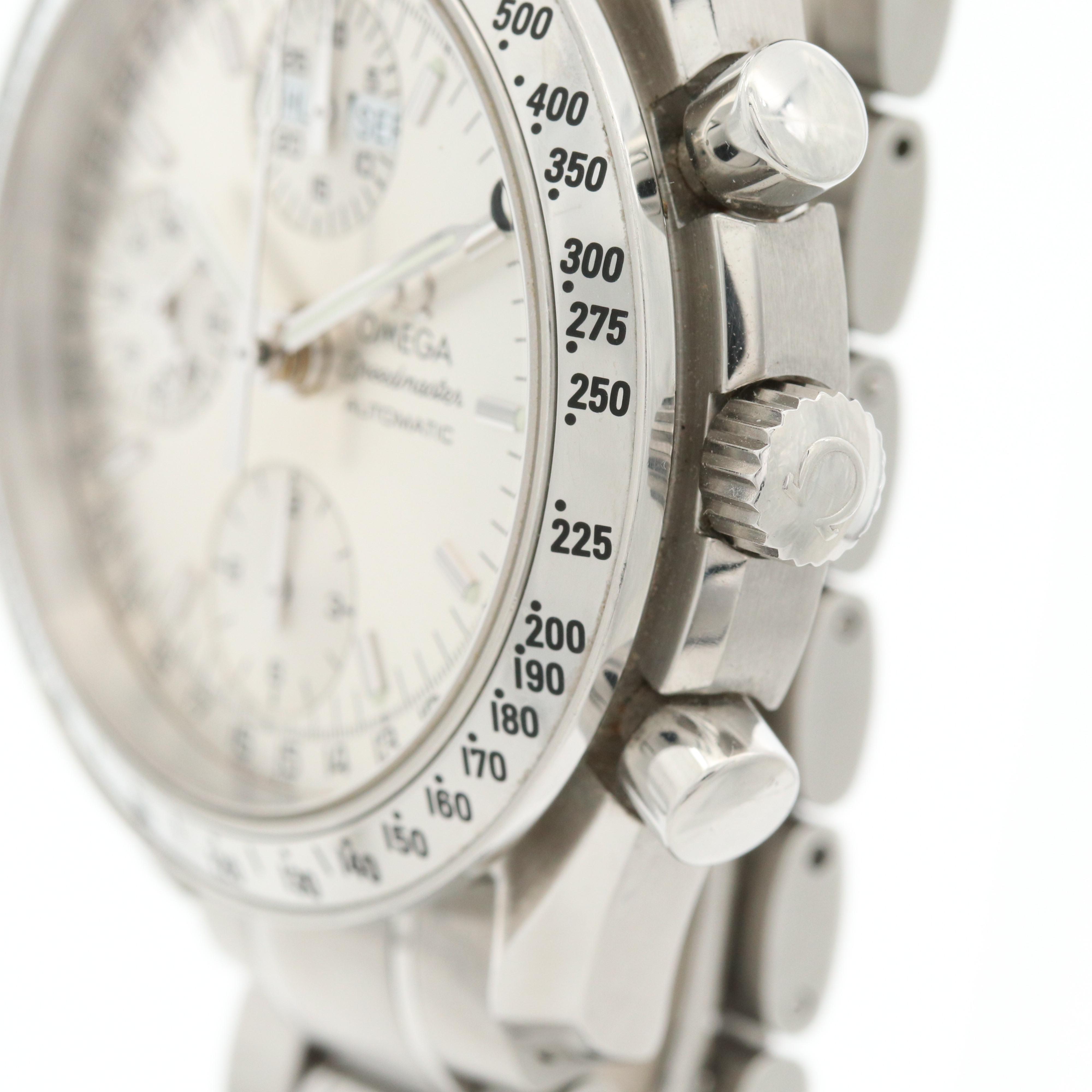 Omega Speedmaster Stainless Steel Automatic Day and Date Watch, Circa 1999