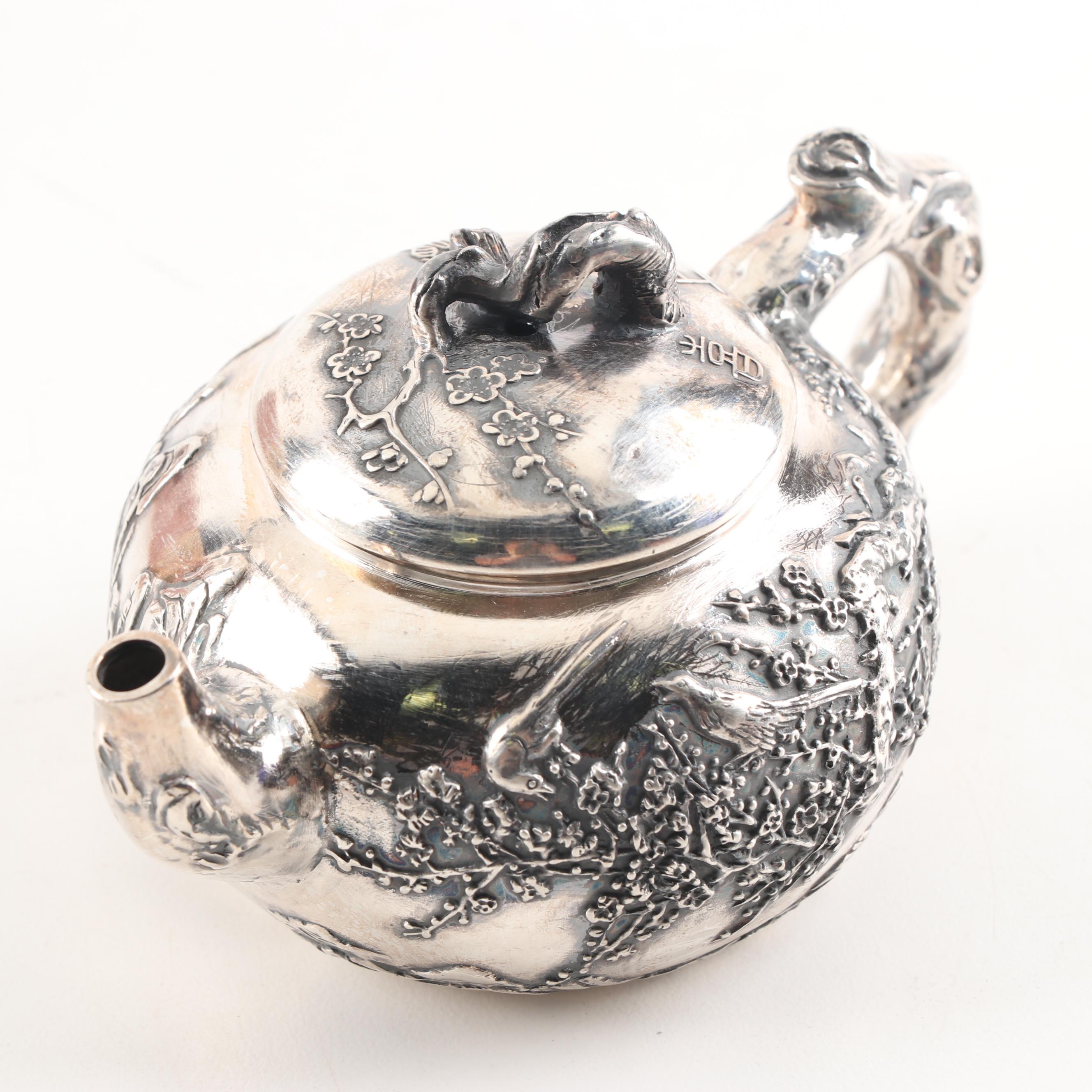 Japanese 900 Silver Teapot