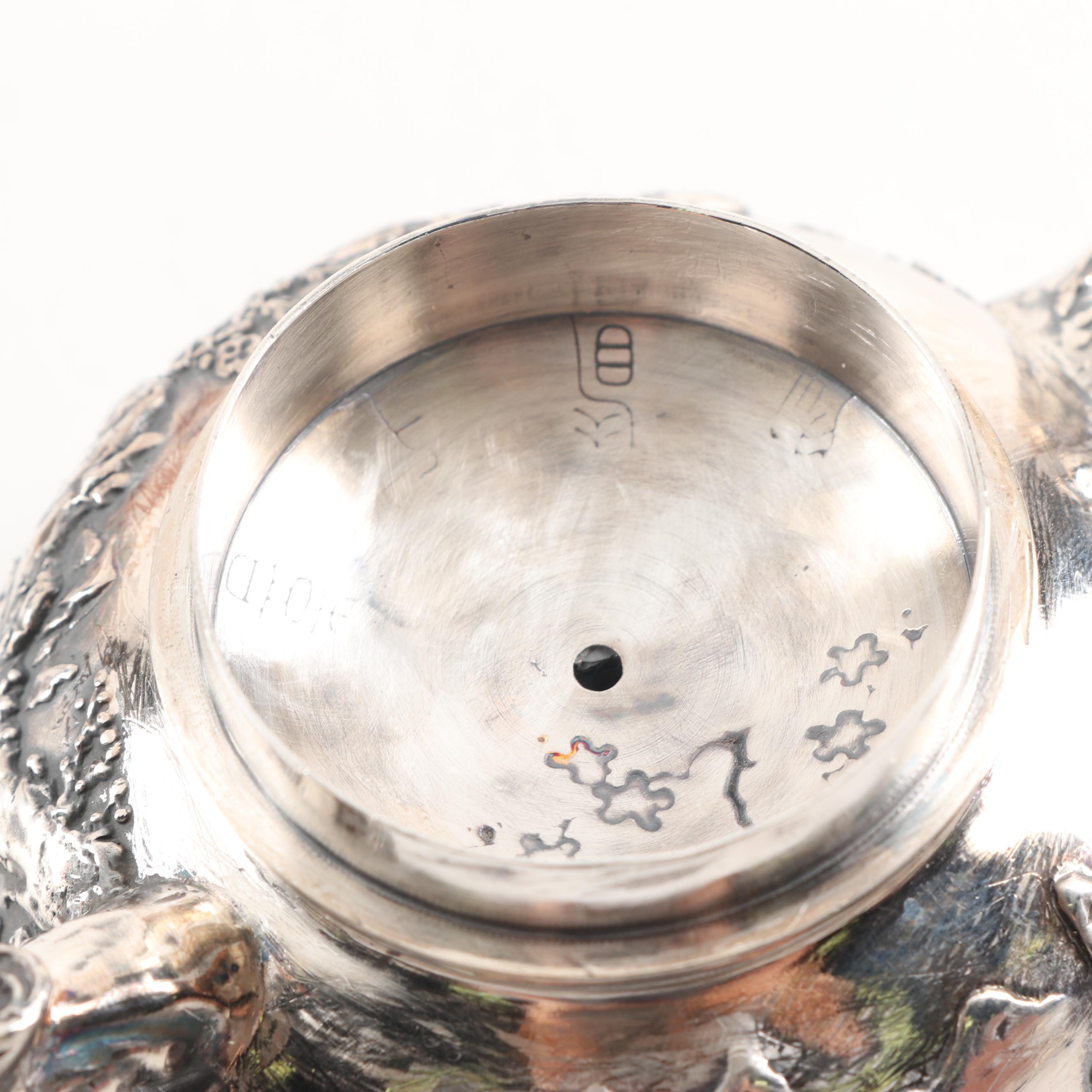 Japanese 900 Silver Teapot