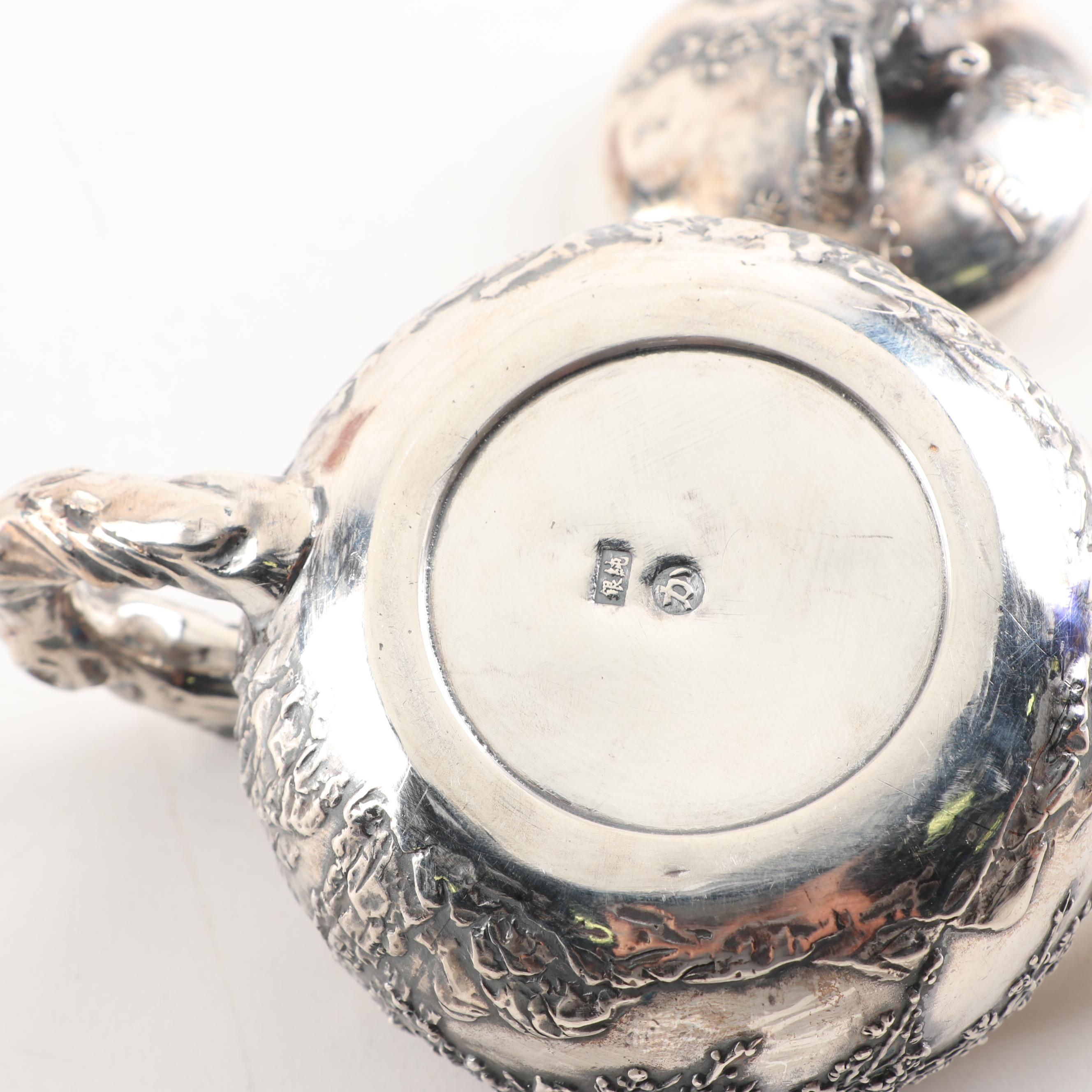 Japanese 900 Silver Teapot