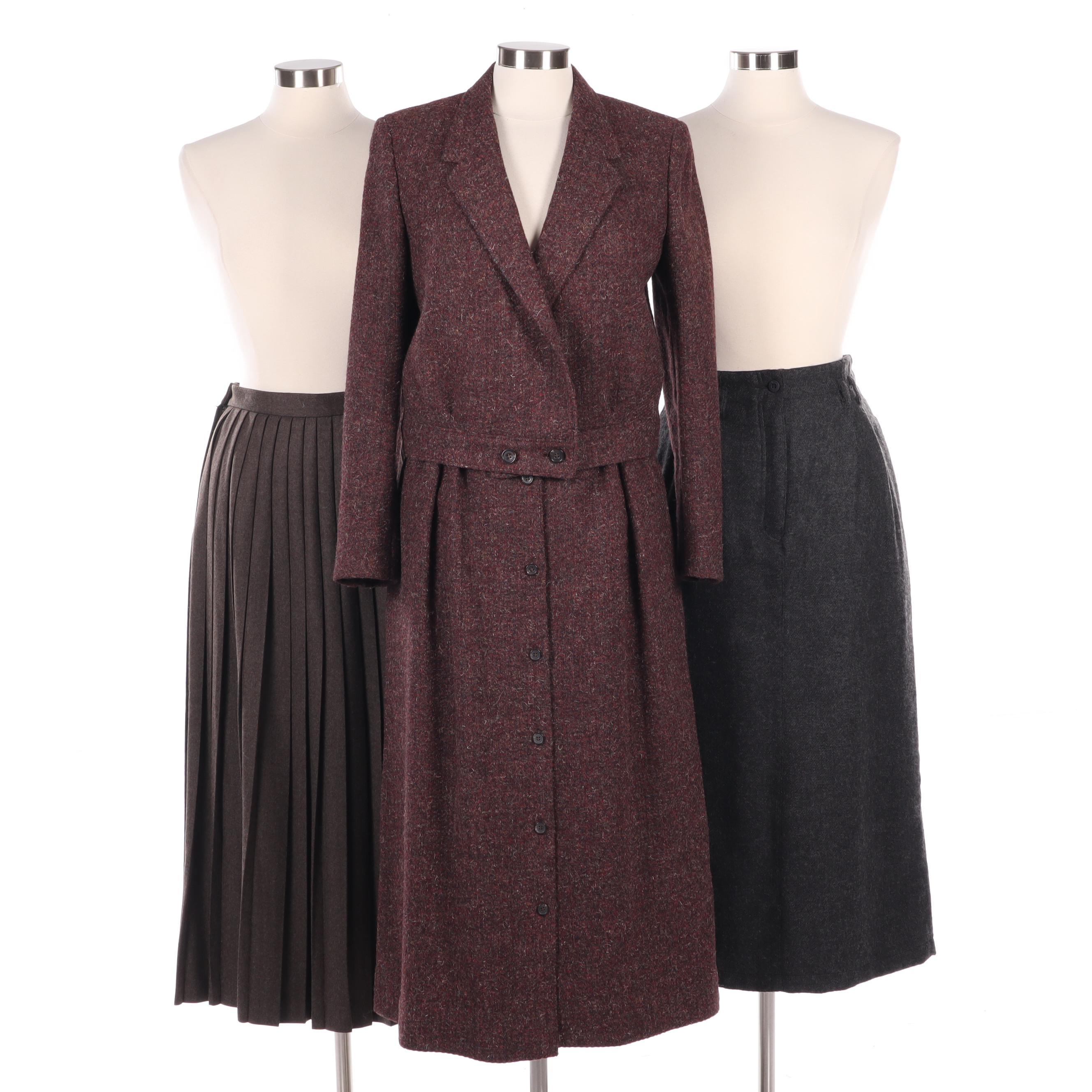 Marshall Field's The Country Shop Wool Tweed Skirt Suit and Other Skirts