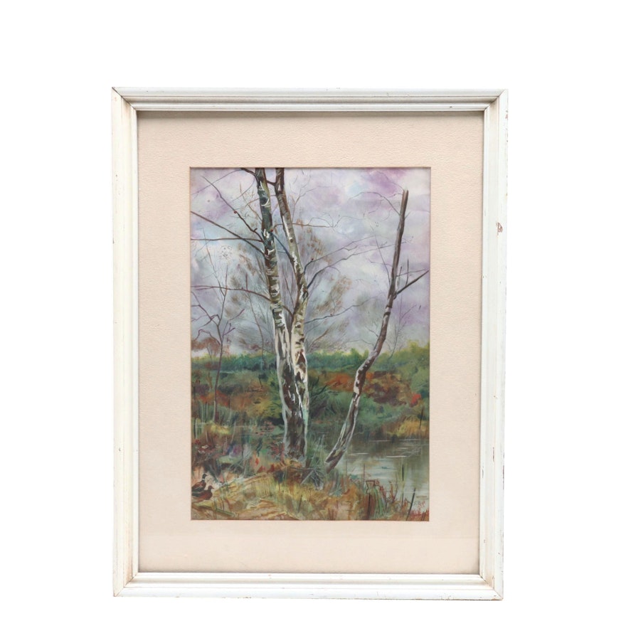 Fred Becker Landscape Watercolor Painting