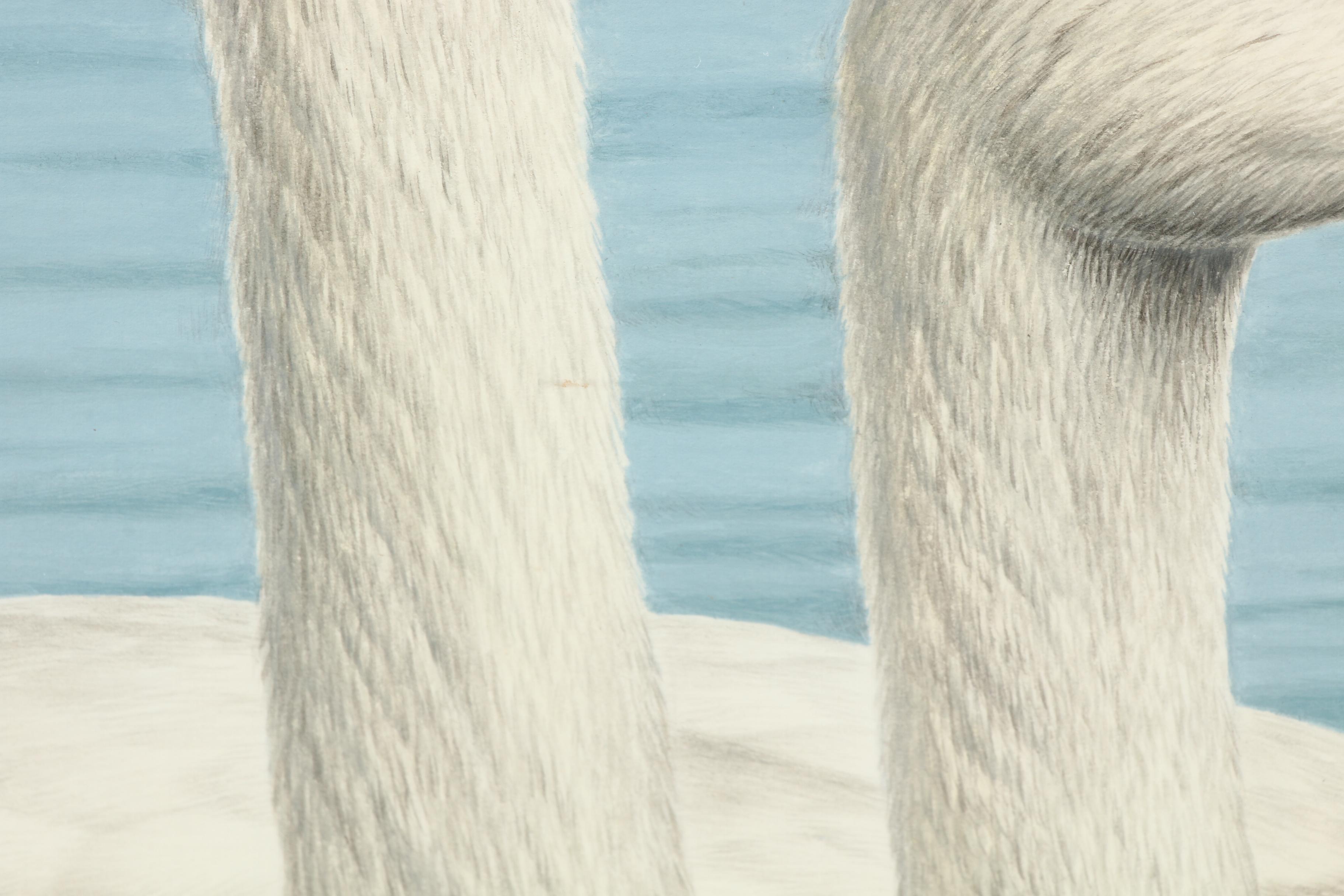 Simon Turvey Watercolor Painting of Geese