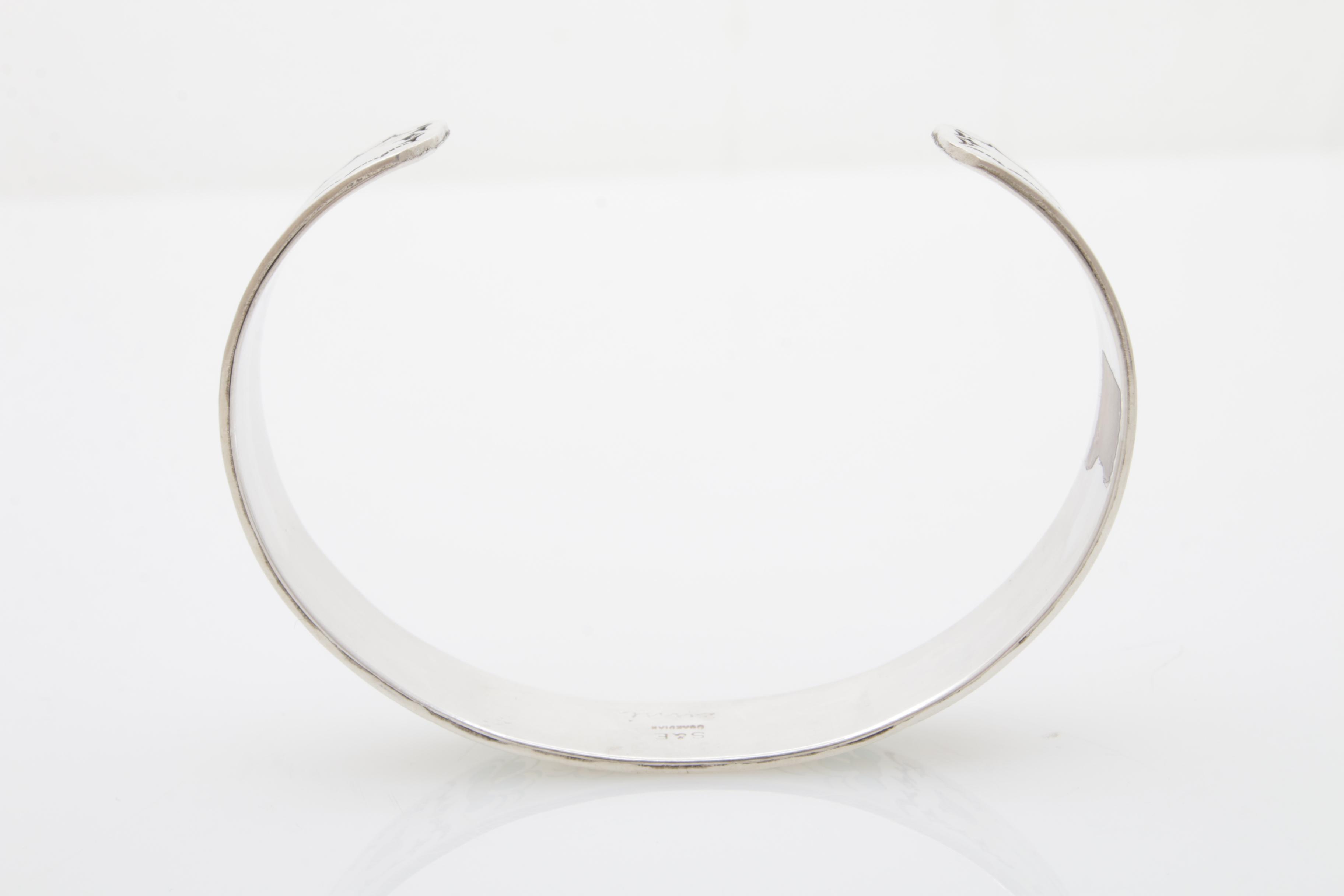 Sammy and Esther Guardian Zuni Sterling Silver and Gemstone Inlay Cuff Bracelet