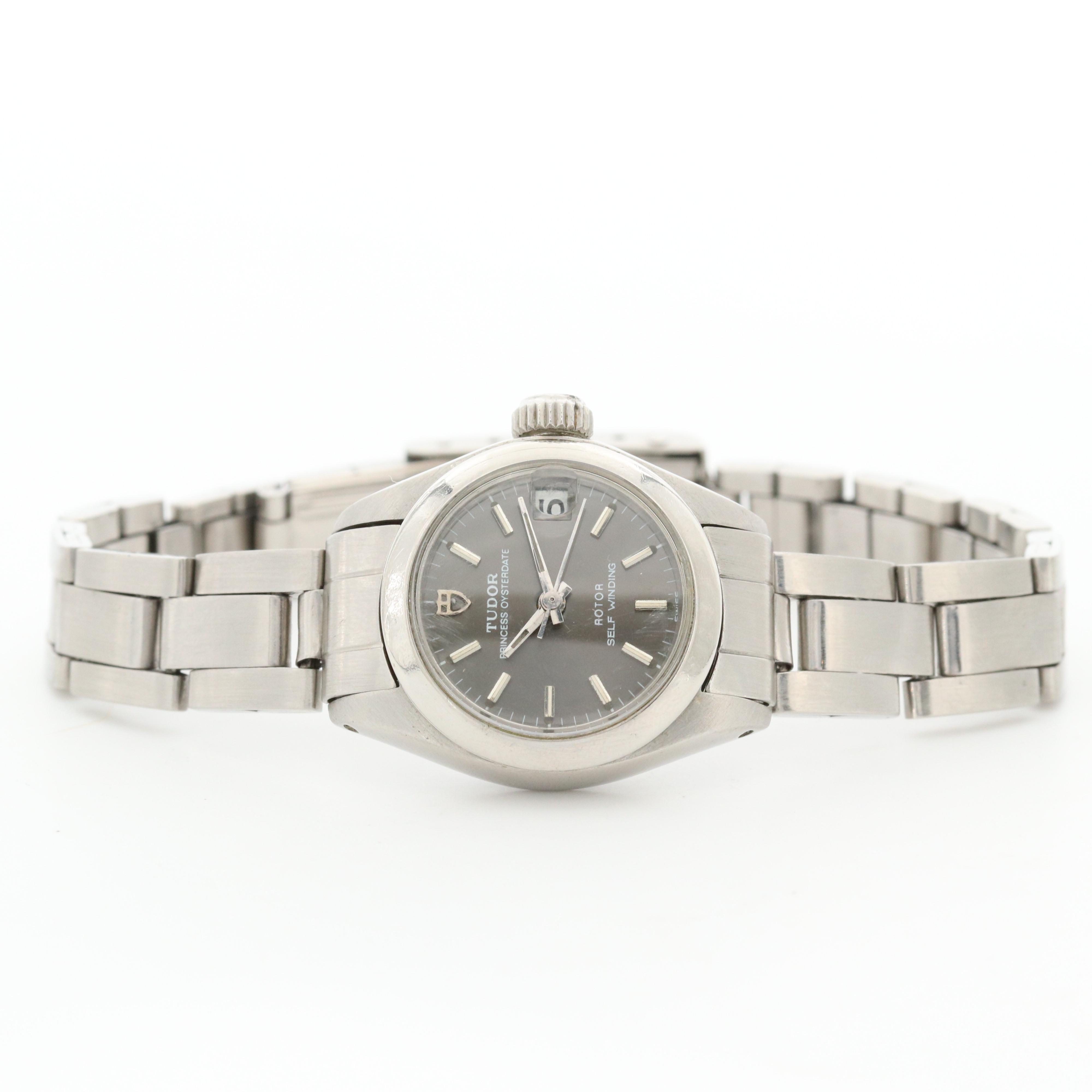 Vintage Tudor Princess Oyster Date Stainless Steel Automatic Watch, 1976