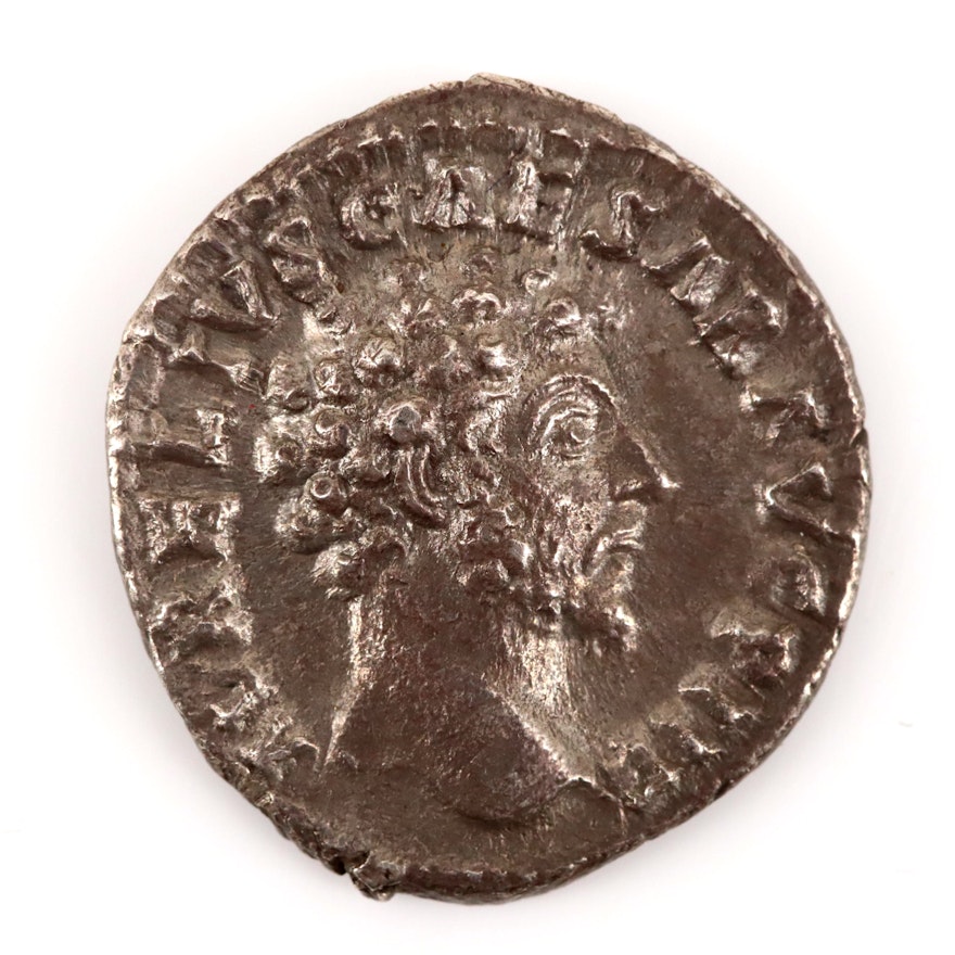 Ancient Roman Marcus Aurelius Silver Denarius, Circa 160 AD