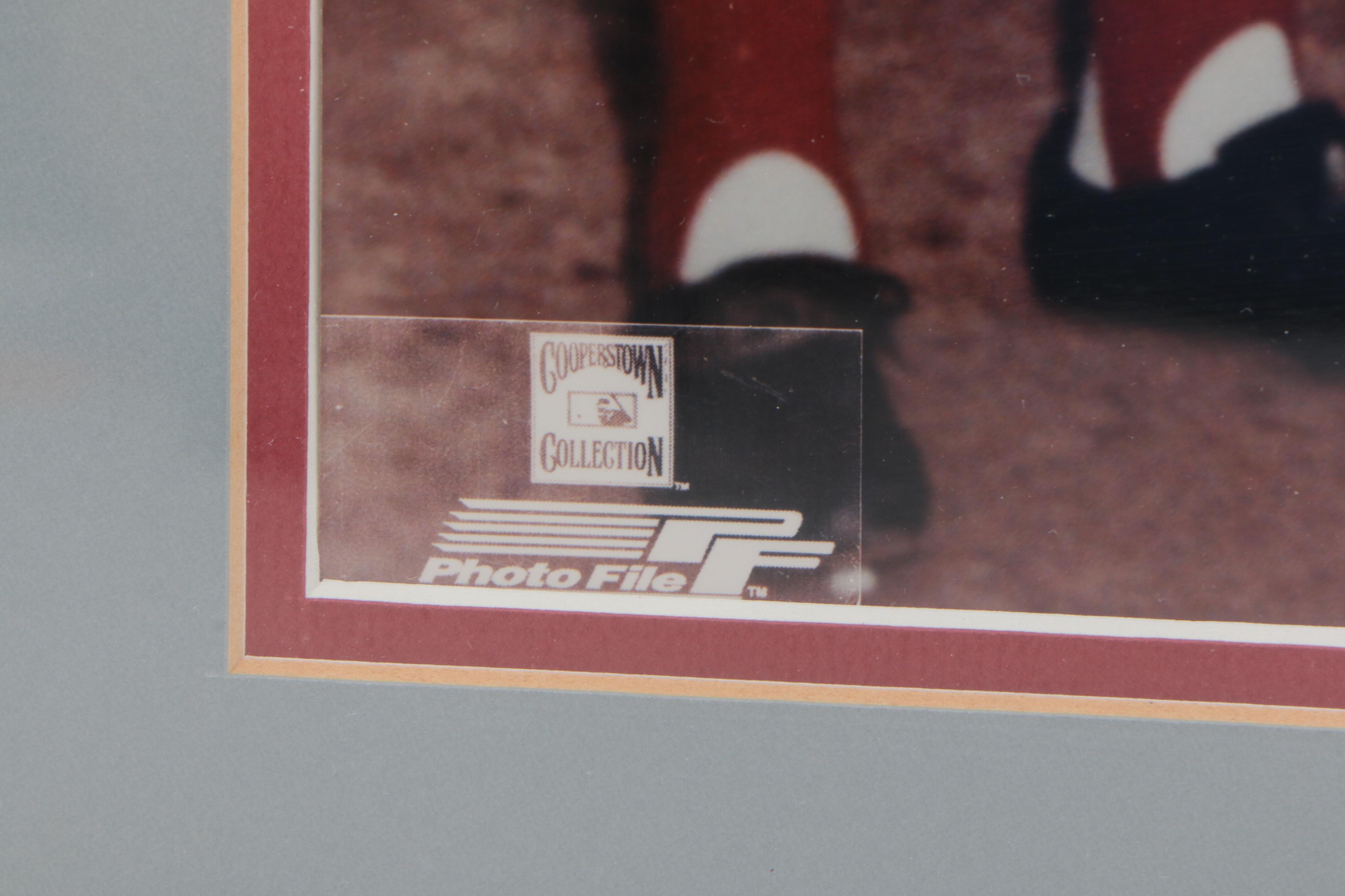 Framed "Big Red Machine" Signed Photo Print  COA Sticker