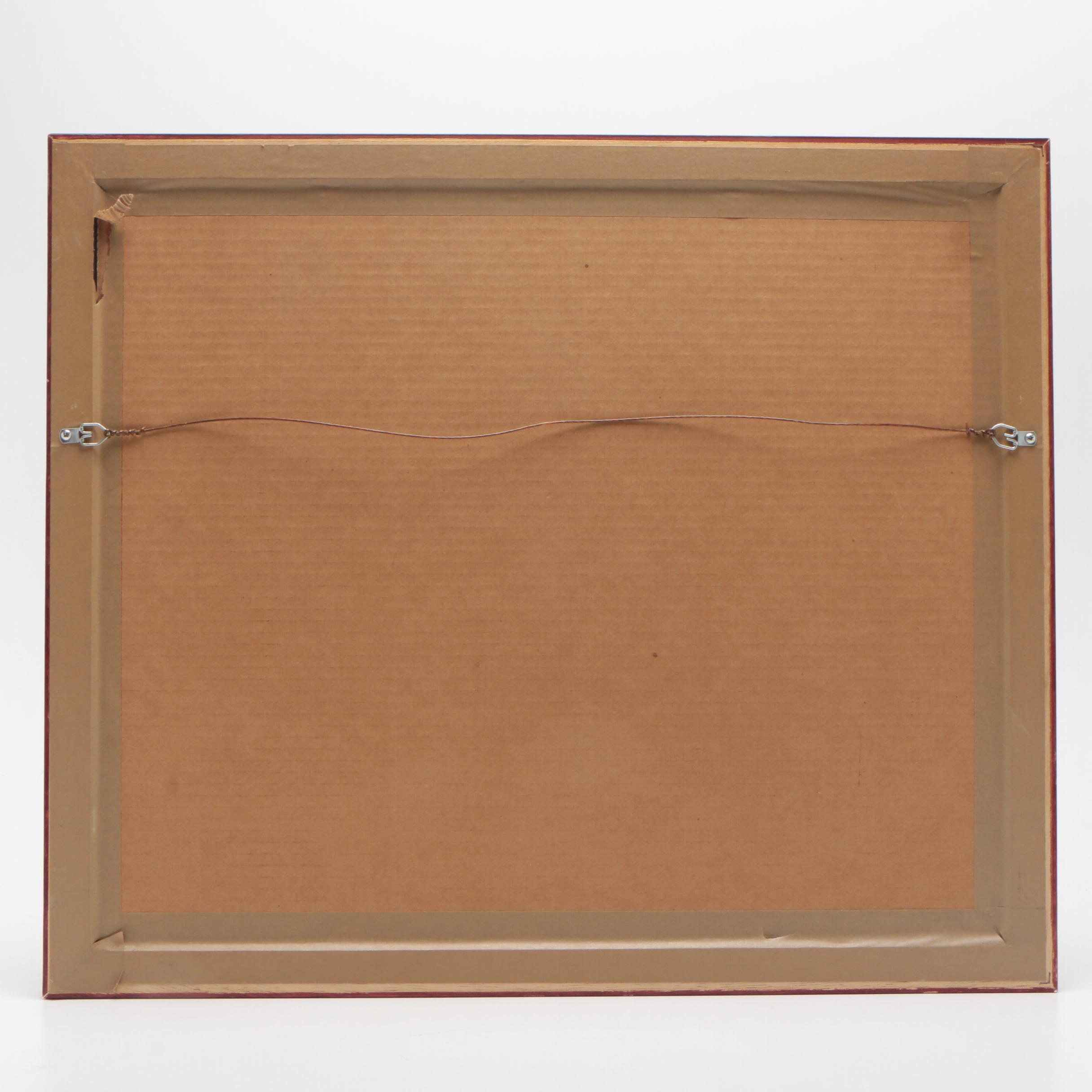 Framed "Big Red Machine" Signed Photo Print  COA Sticker