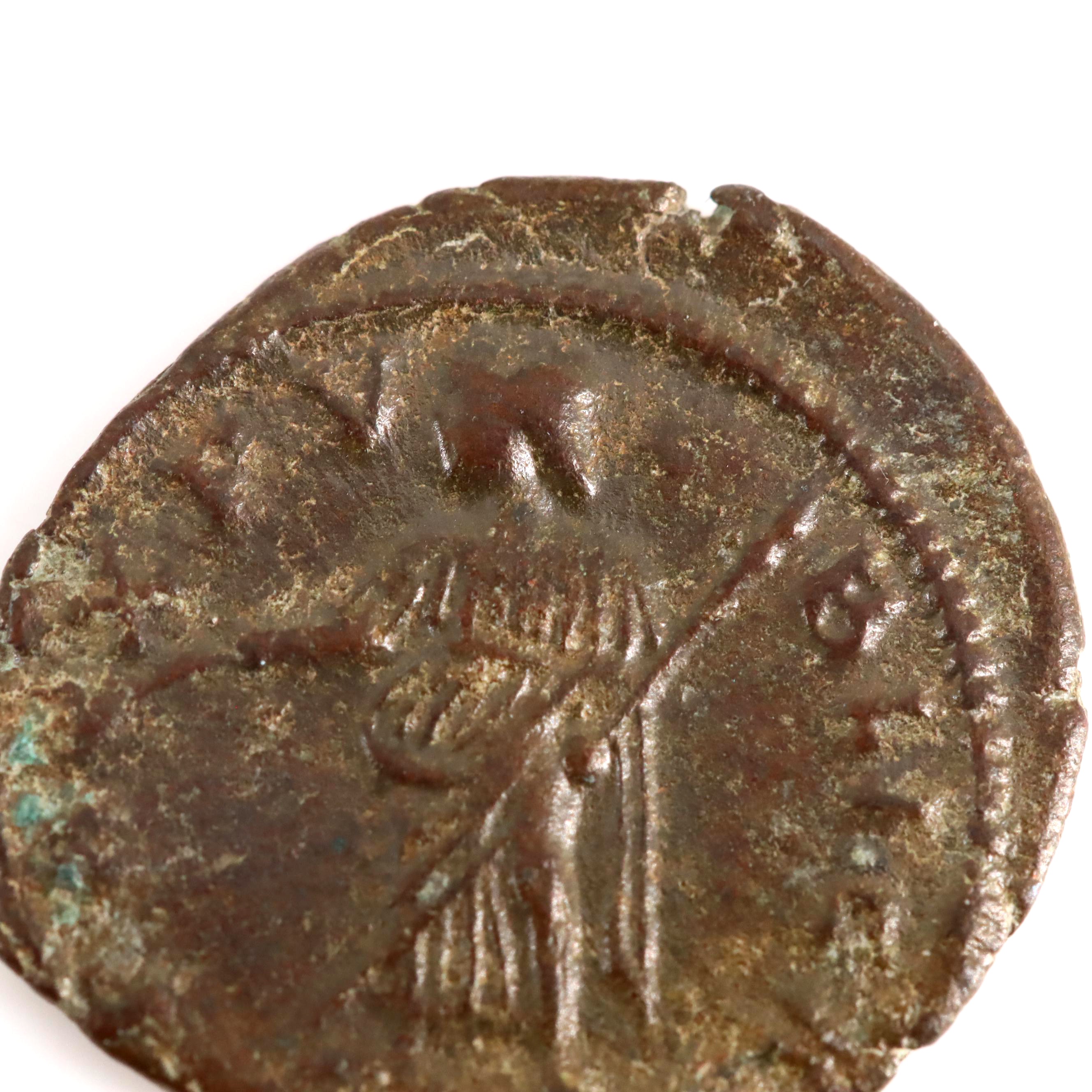 Ancient Roman AE4 coin of Helena, mother of Constantine the Great, ca. 324 A.D.