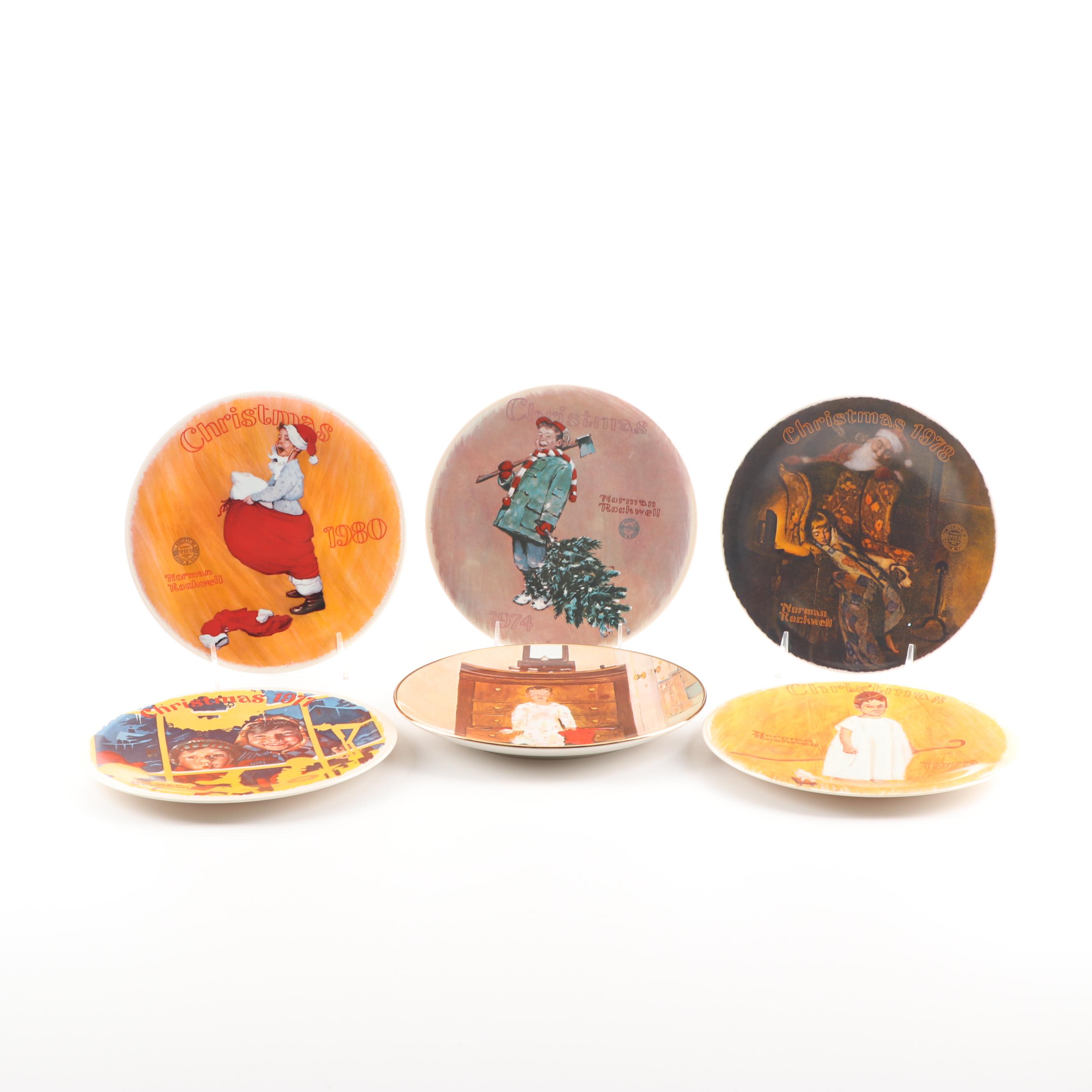 Norman Rockwell Collector Plates by Knowles China