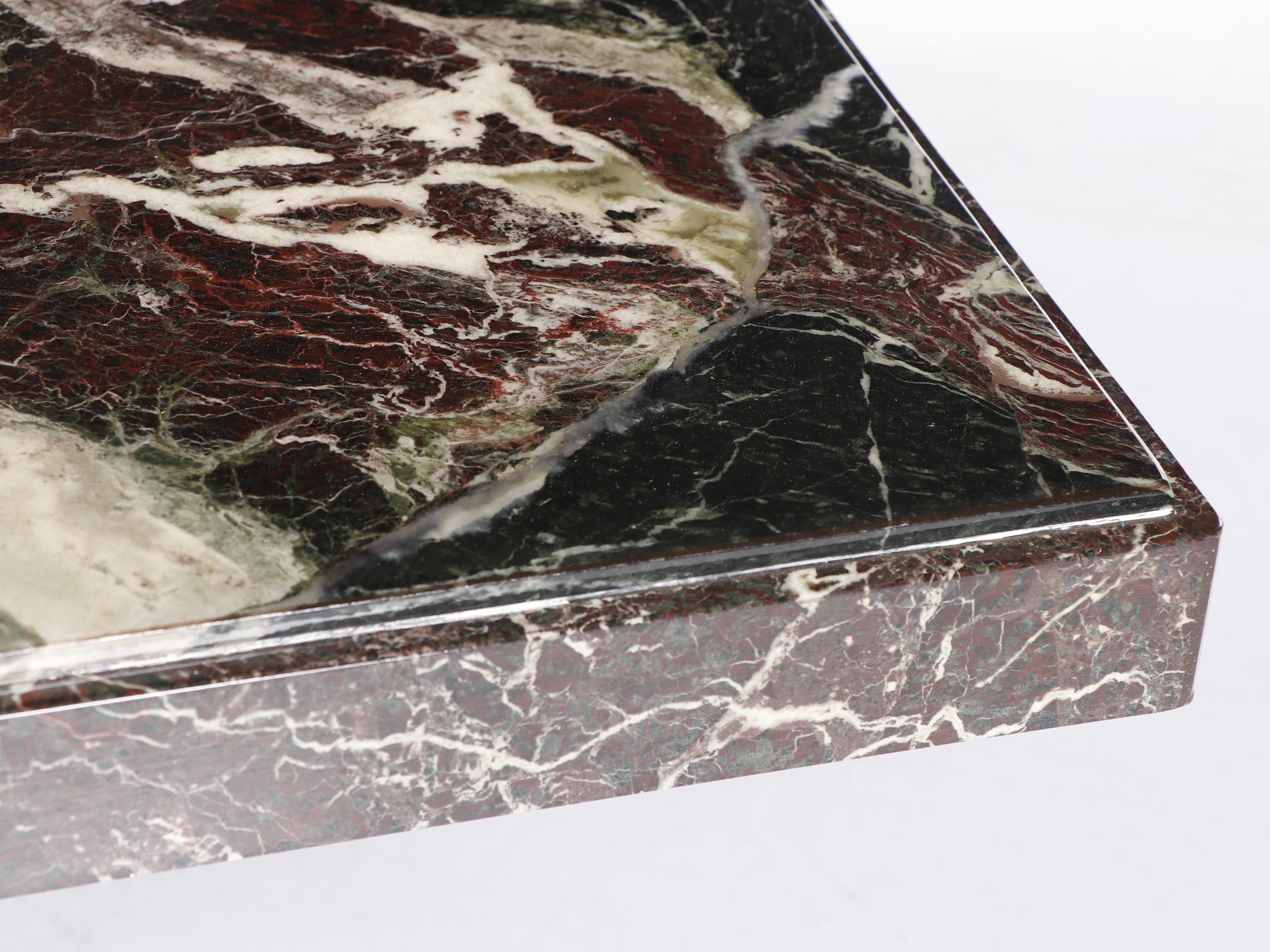 Italian Black Marble Modern Coffee Table