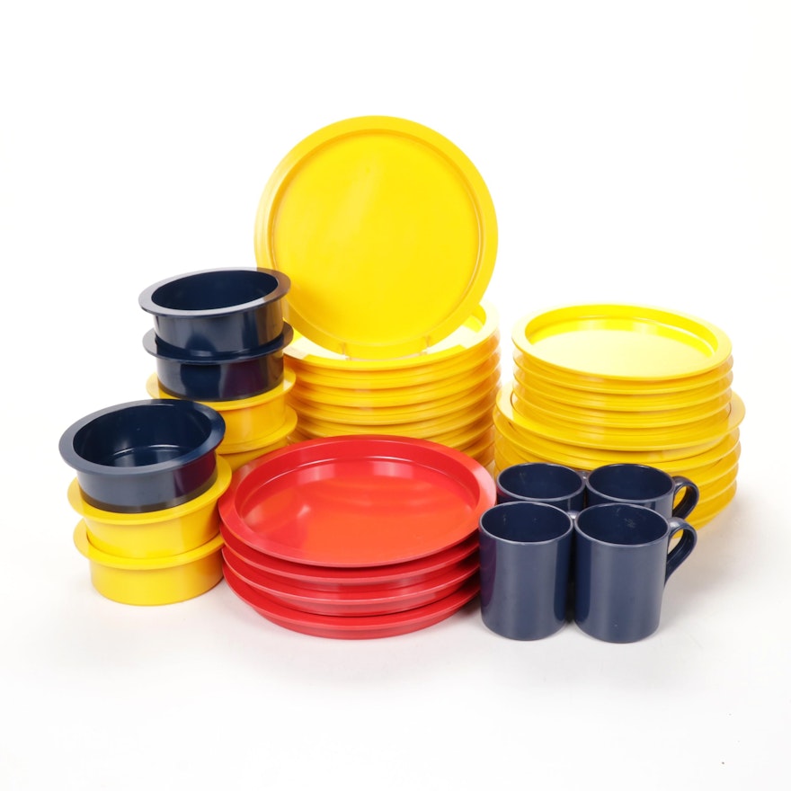 Dansk Gunnar Cyren Melmac Stackable Dinnerware, Mid-Century