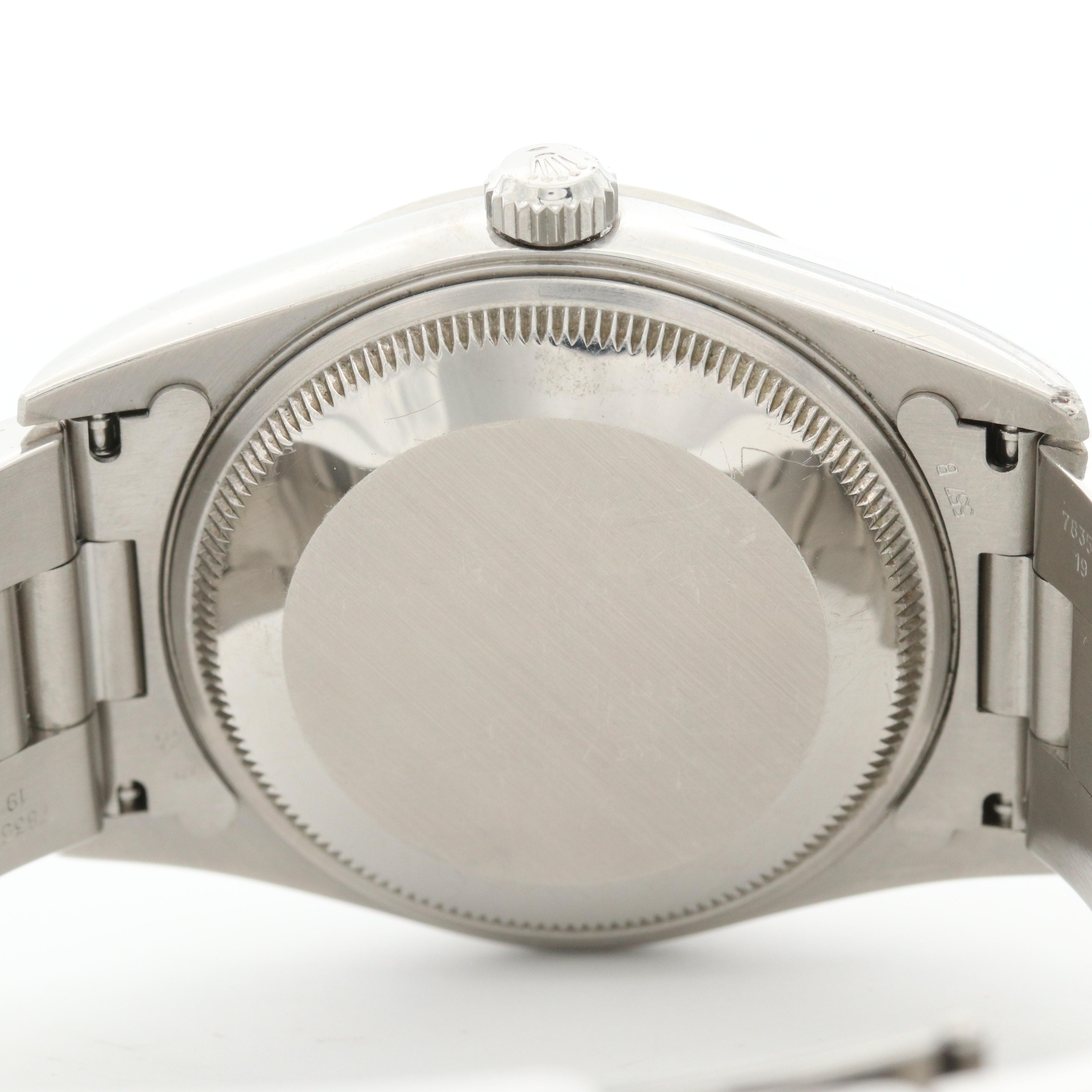 Rolex Oyster Perpetual Date Stainless Steel Automatic Watch, 2002