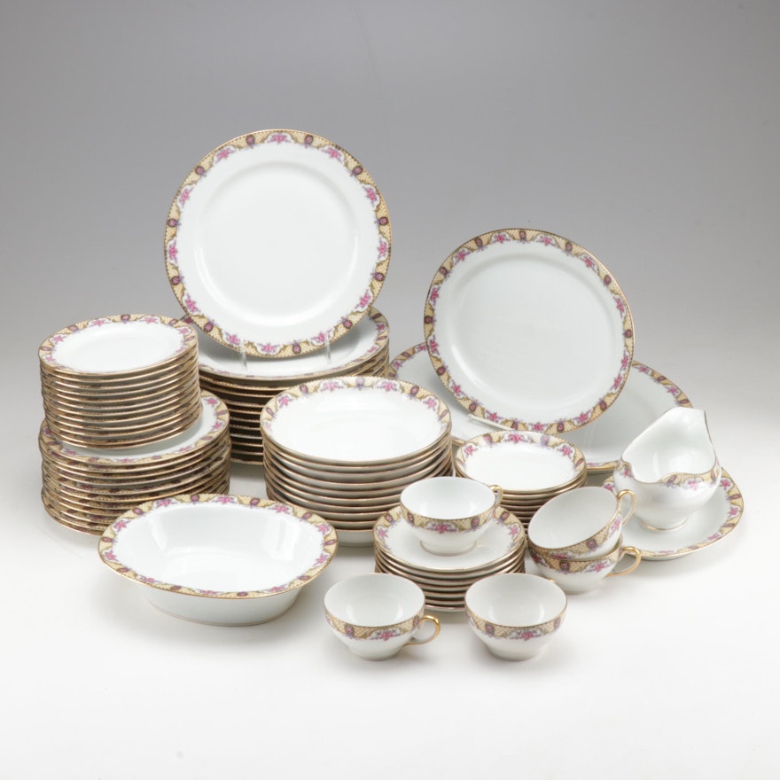 Bawo & Dotter Limoges Porcelain Dinnerware, Circa 1920-1932