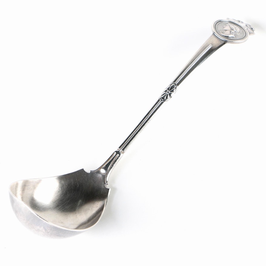 Gorham "Medallion" Sterling Silver Soup Ladle, Late 19th Century
