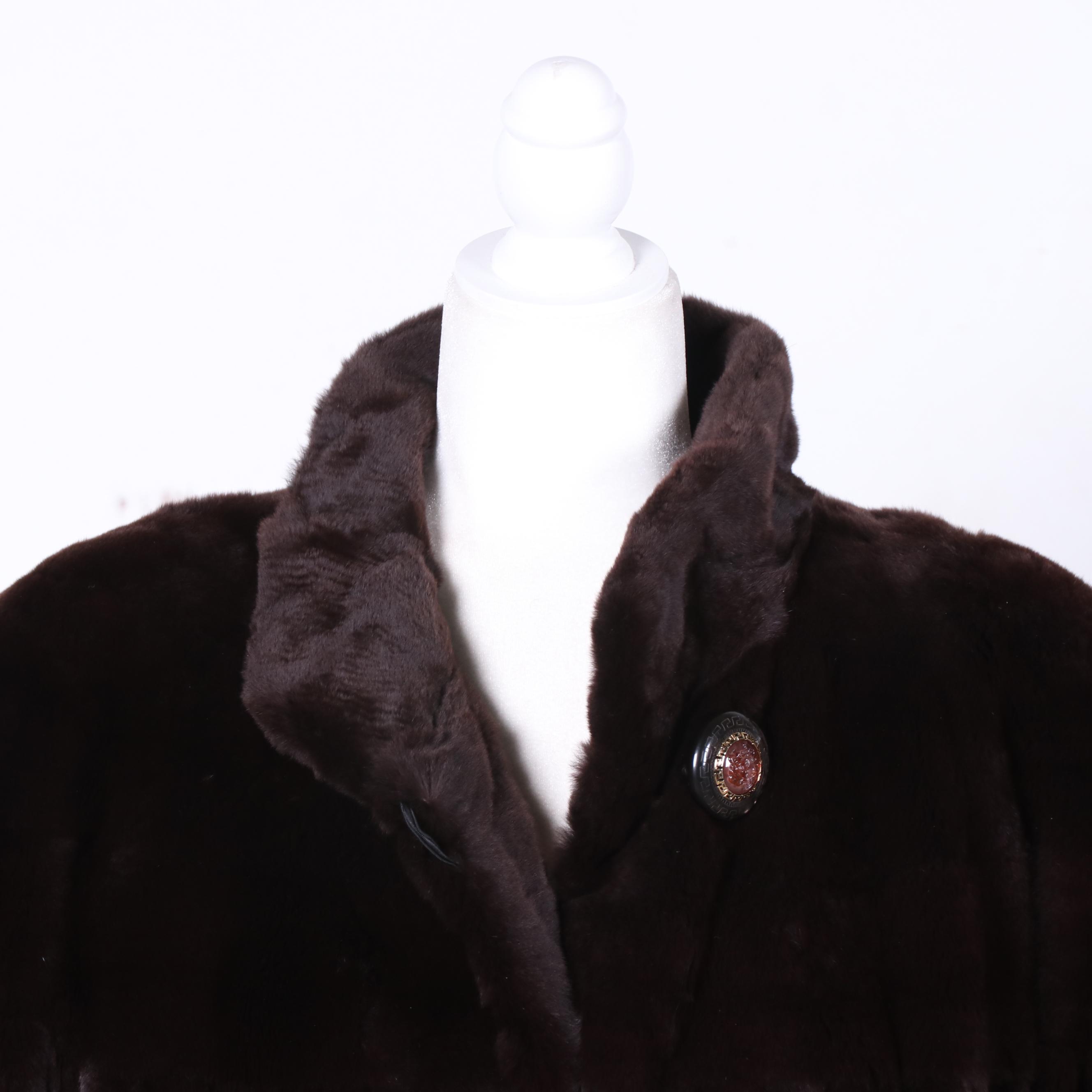 Maximilian Alta Moda at Bloomingdale's Dyed and Sheared Beaver Fur Coat