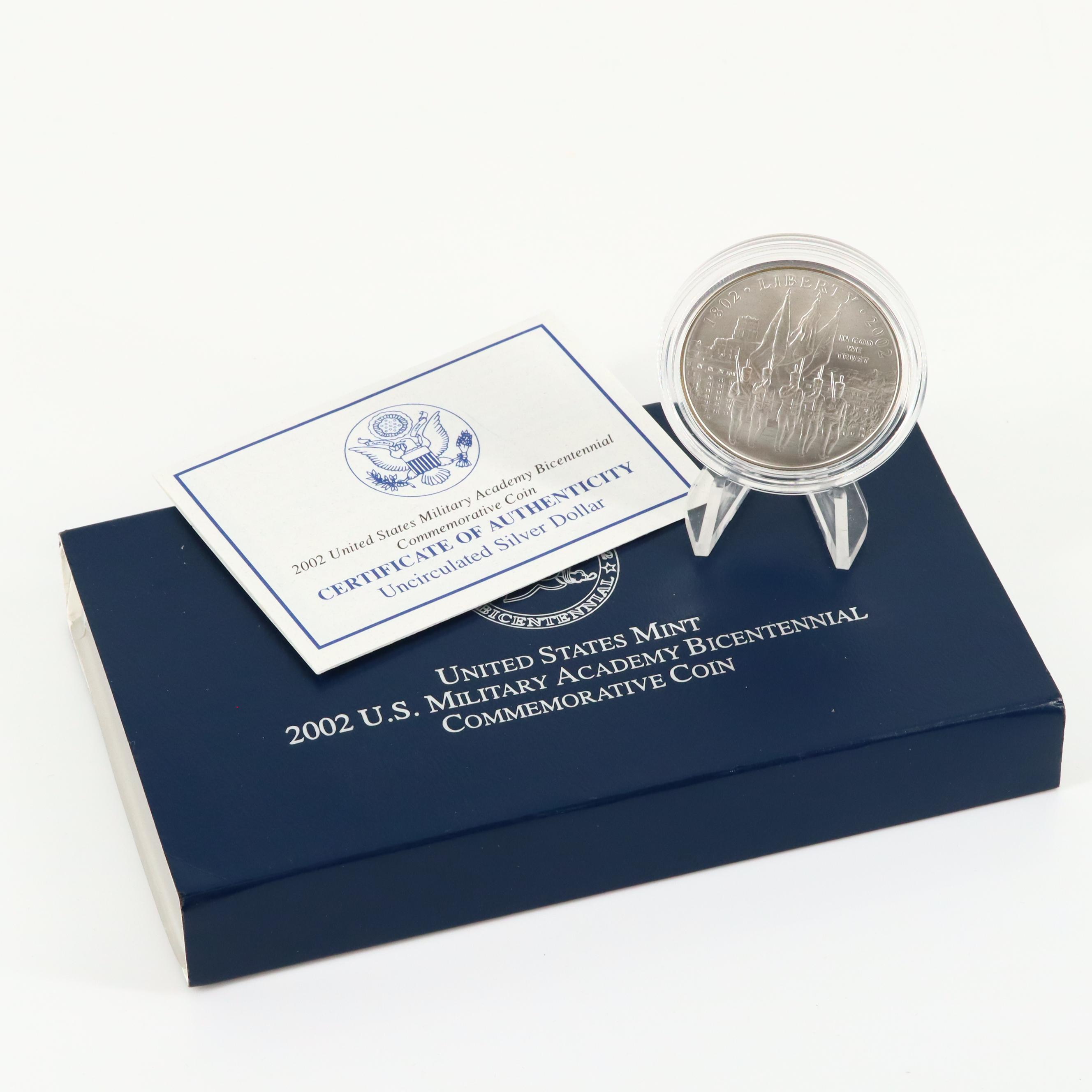 2002-W West Point Bicentennial Commemorative Silver Dollar