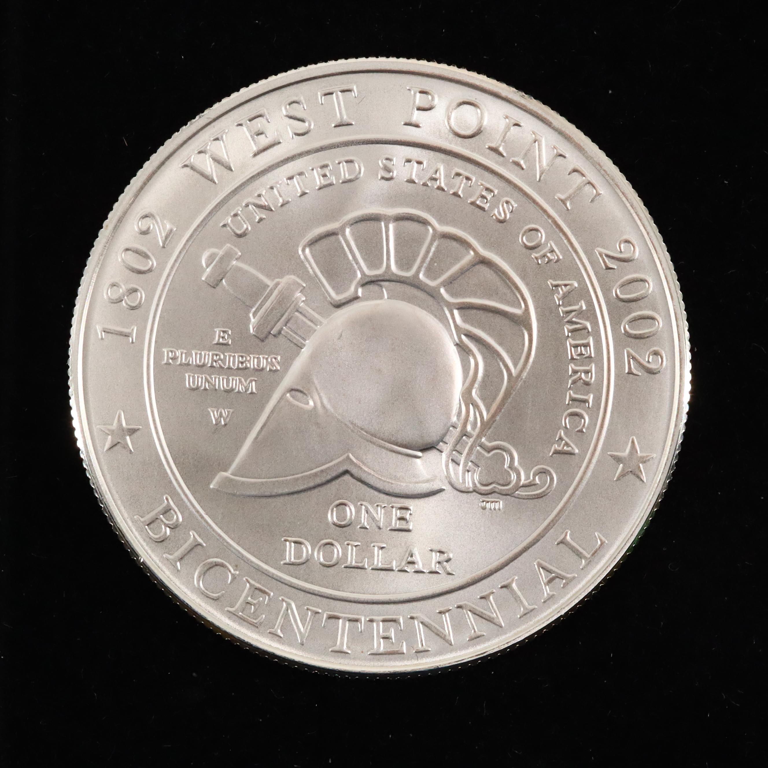 2002-W West Point Bicentennial Commemorative Silver Dollar