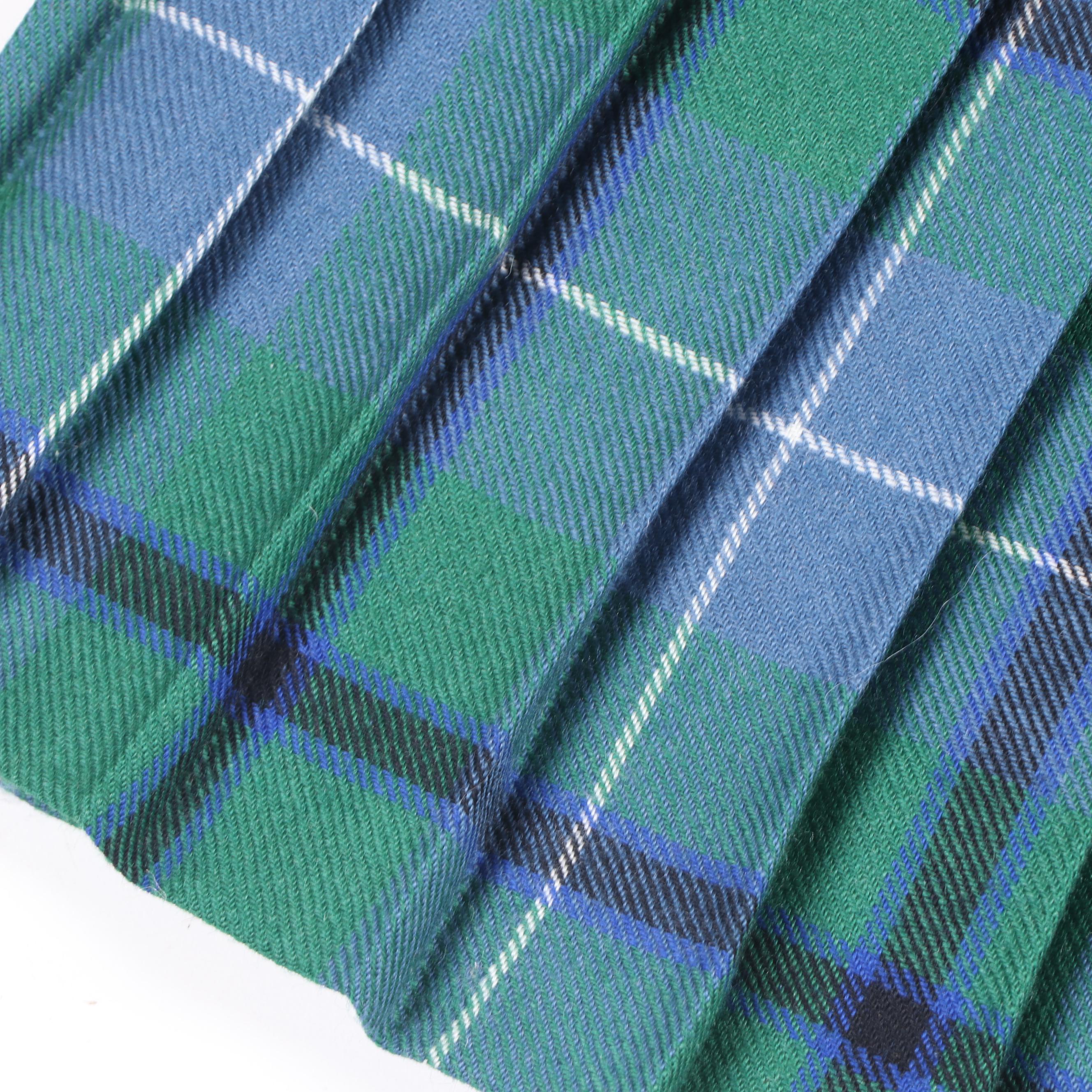 Scottish Tartan Plaid Kilts with Ralph Lauren and Highland Home Industries