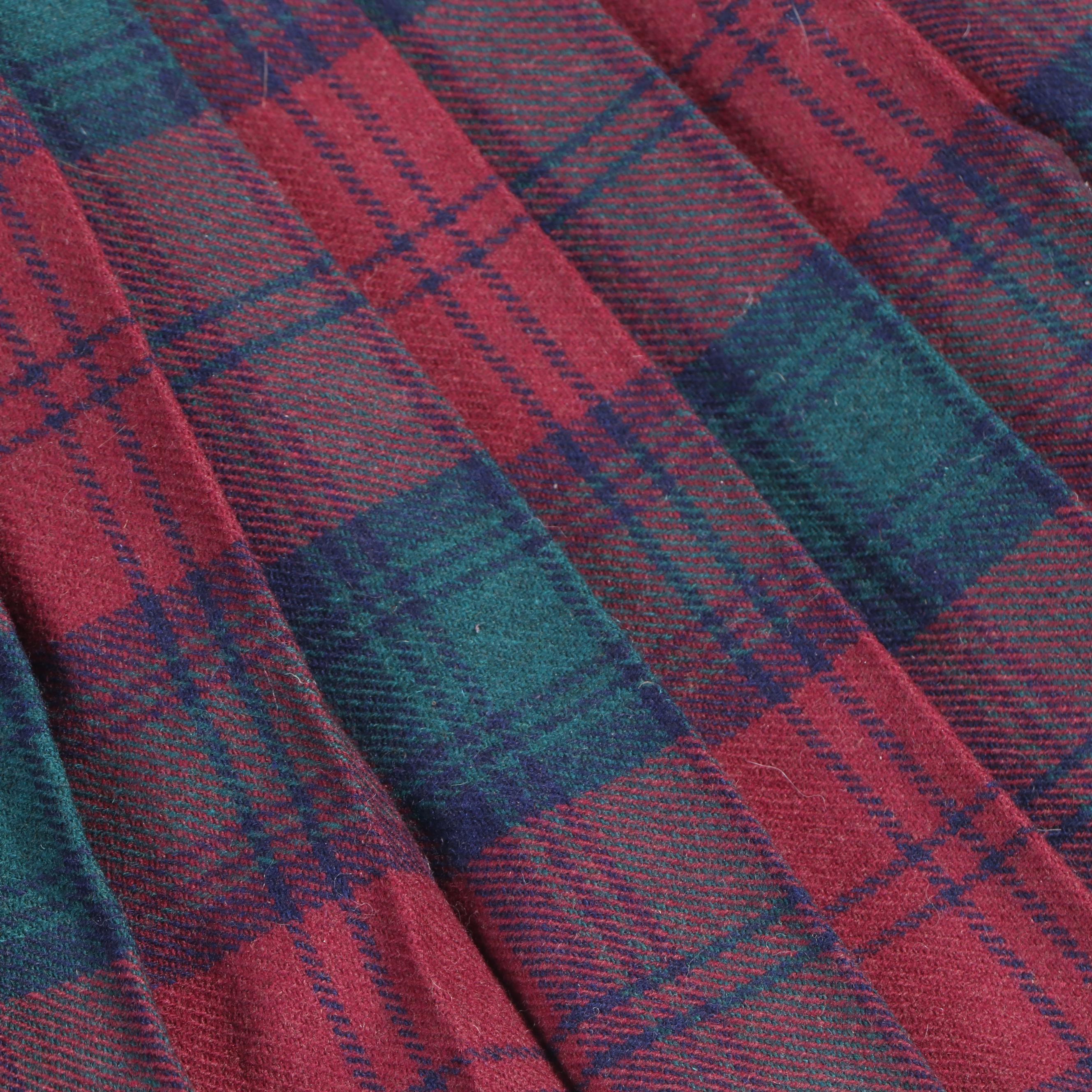 Scottish Tartan Plaid Kilts with Ralph Lauren and Highland Home Industries