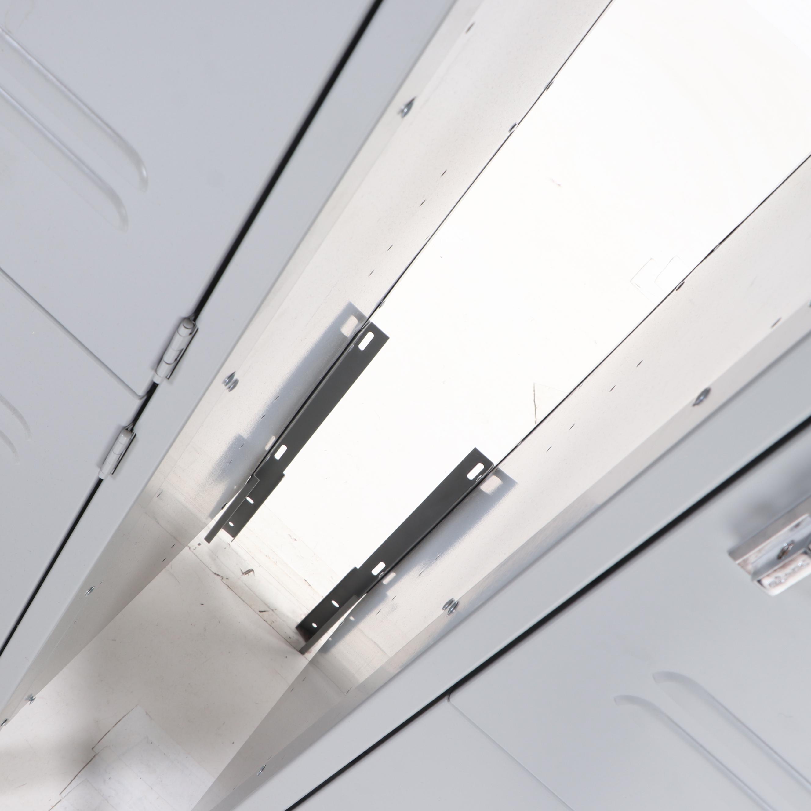 Pair of Standing Metal Lockers