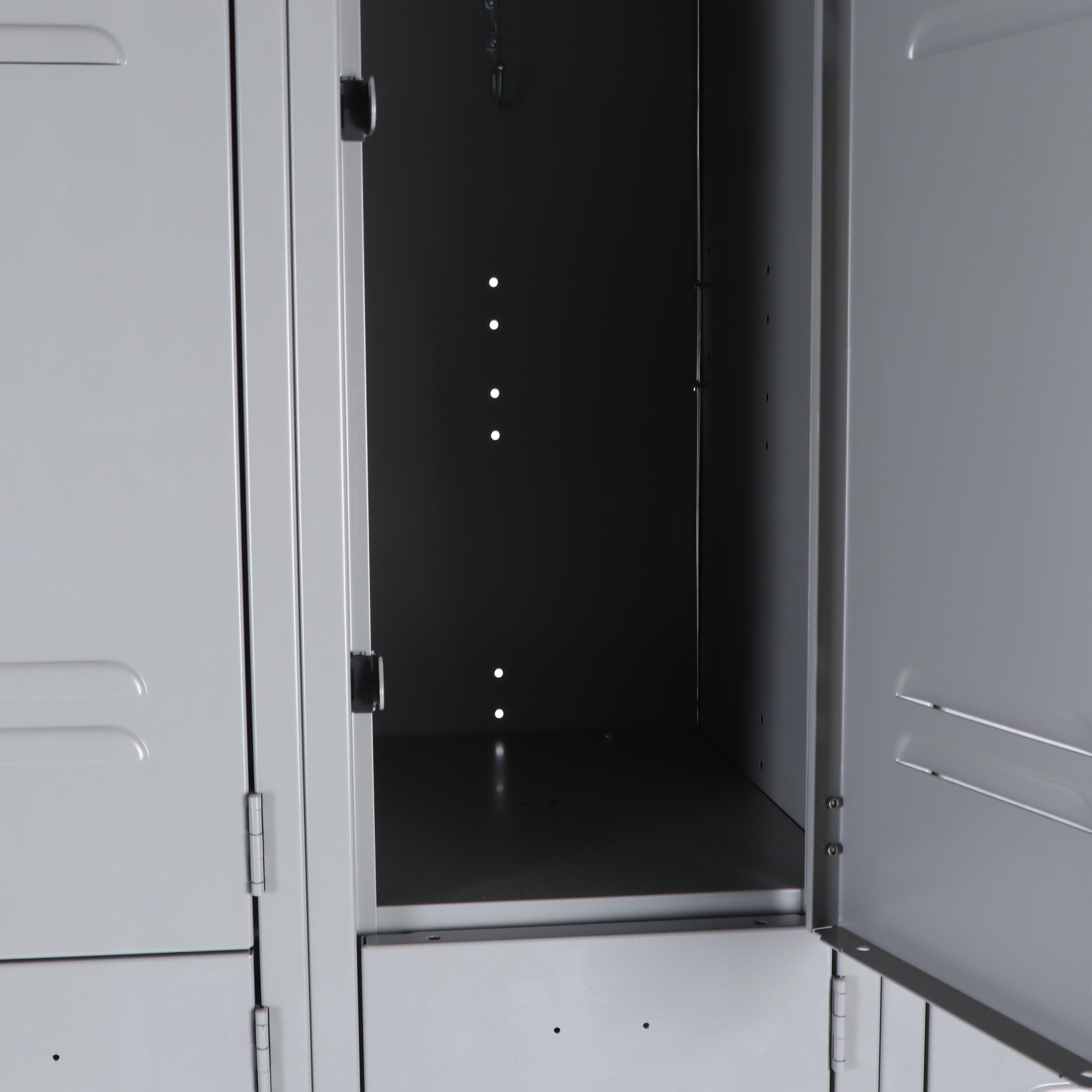 Pair of Standing Metal Lockers