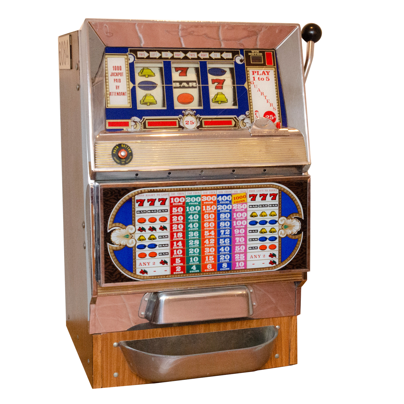 Bally Tabletop Slot Machine Vintage Everything But The House