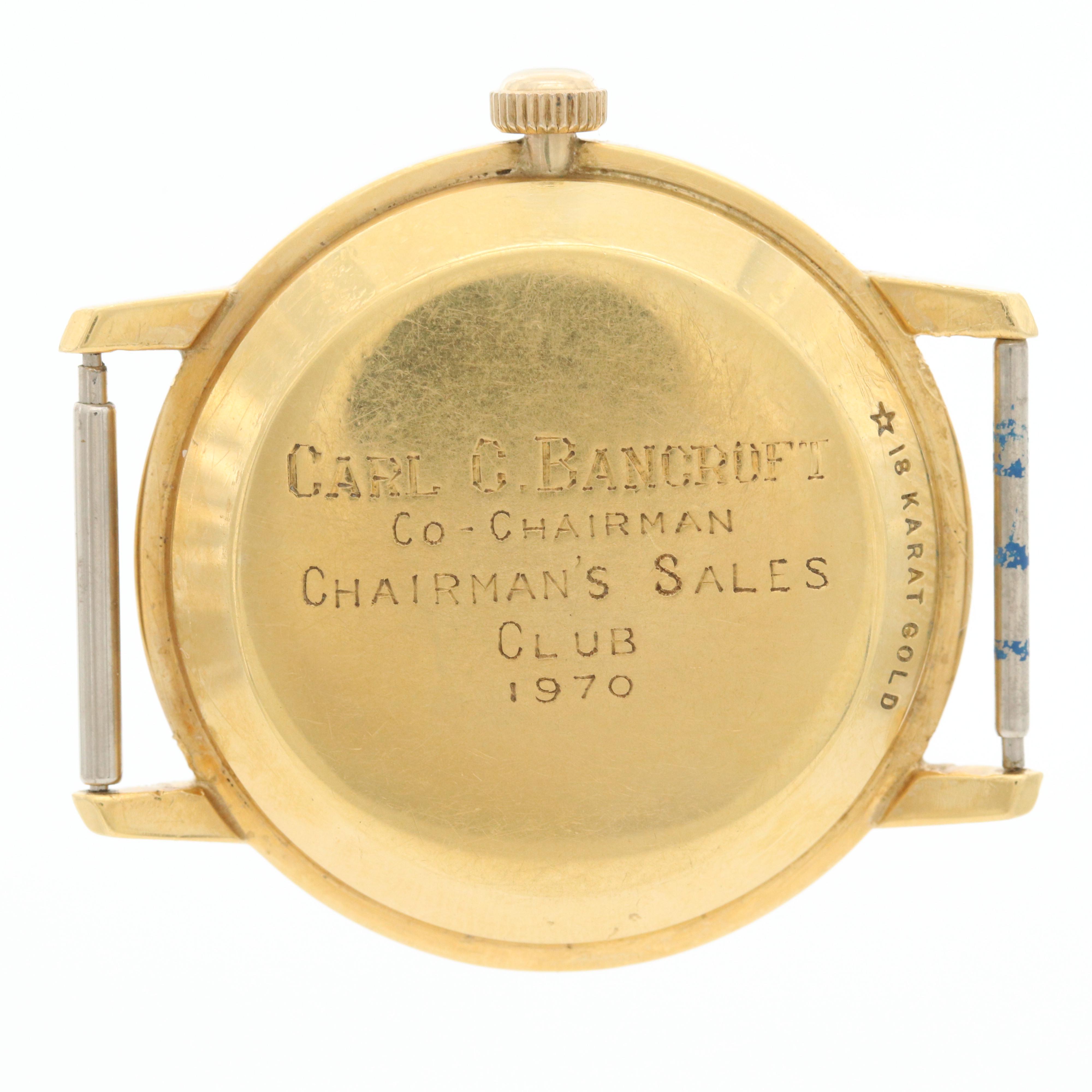 Vintage Girard-Perregaux Gyromatic 18K Gold Watch