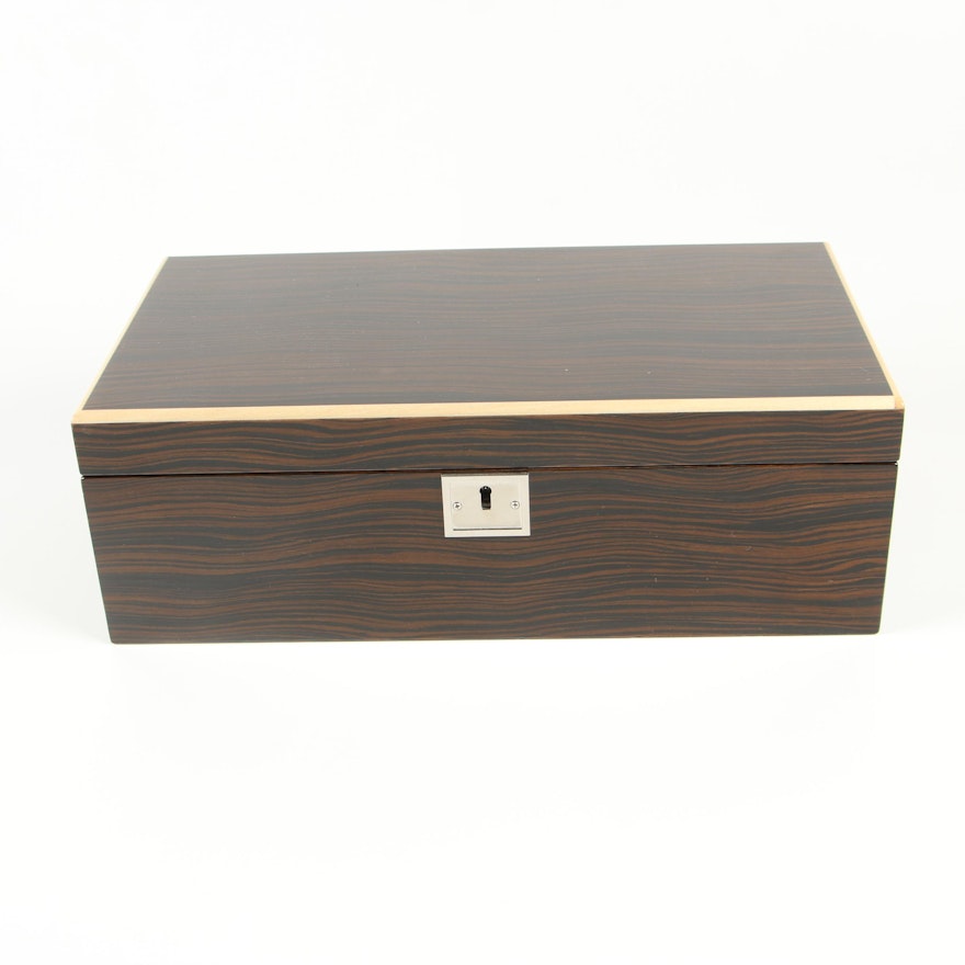 Contemporary Luxury Cases by Jere Wright Jewelry Box with Glossy Finish