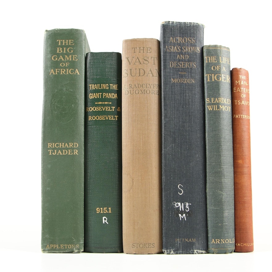 Hunting Books featuring 1927 First Edition "Across Asia's Snows and Deserts"