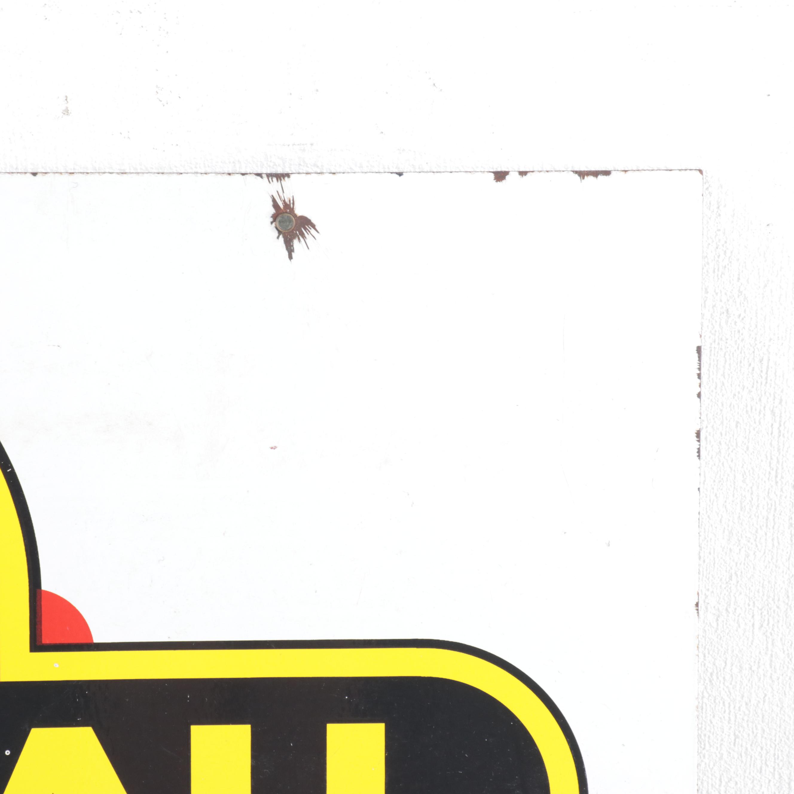 Vintage Walker & Co. "Vauxhall Sales and Service" Enamel Sign