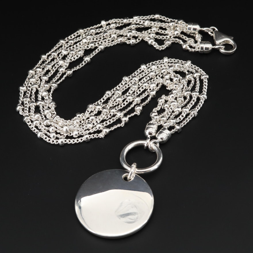 Fine Silver Multi-Strand Necklace