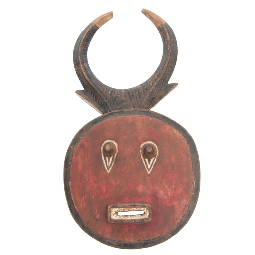 Decorative Wooden Baule Style Mask